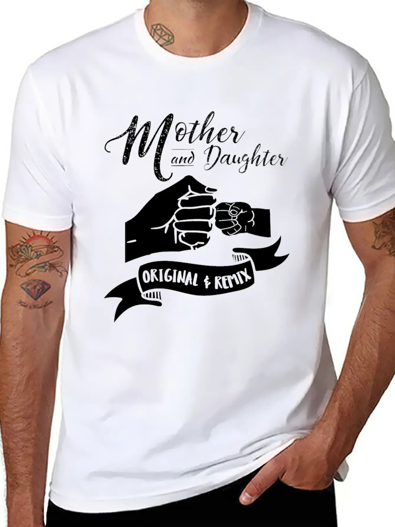 Mom And Daughter Queen And Princess Essential Cotton Tee For Daily Outfits – Unisex Style