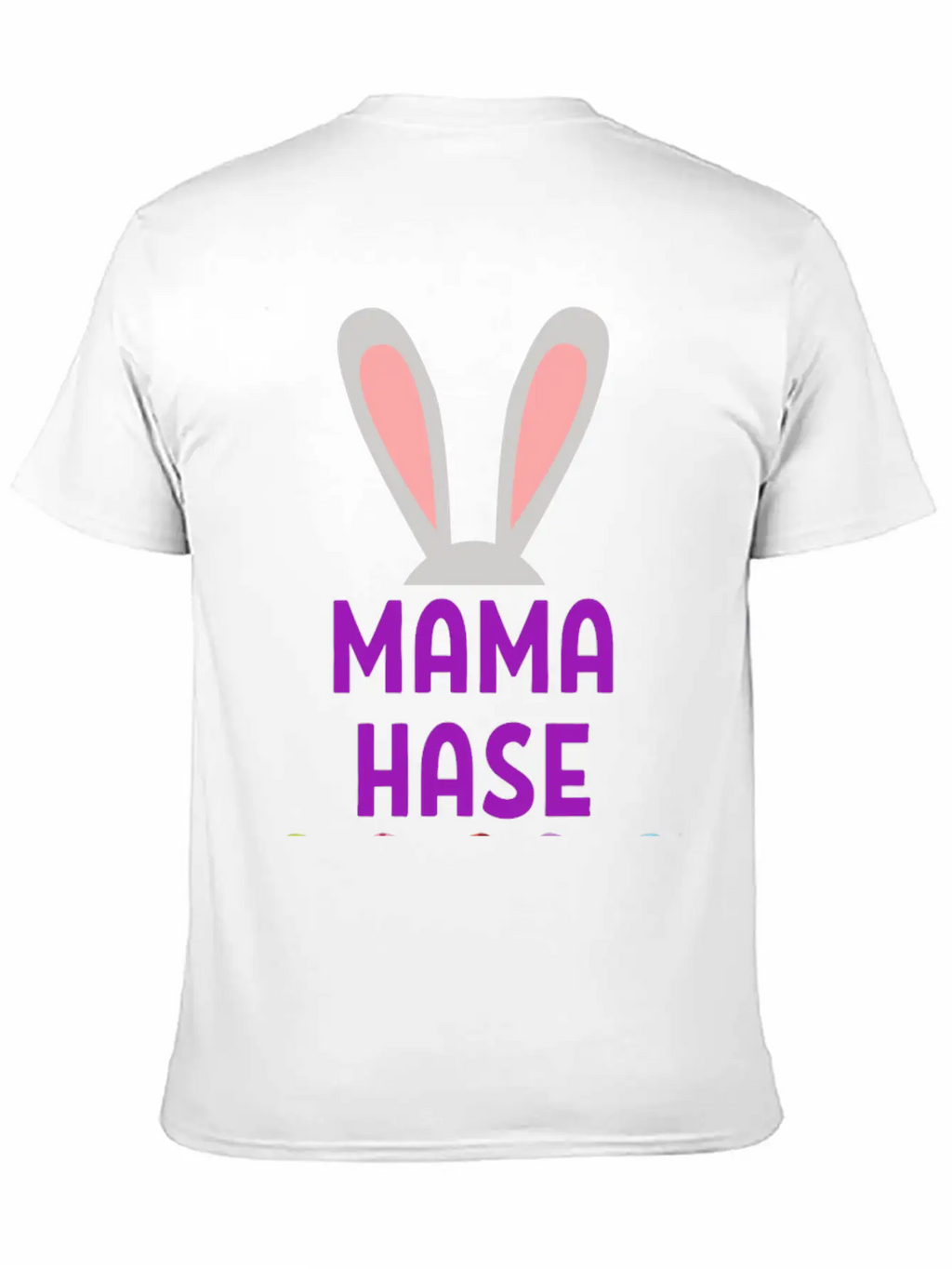 Mom Bunny Easter Spring Gift Easterbunny Unisex Short Sleeve Soft Cotton T-Shirt – Casual Everyday Wear