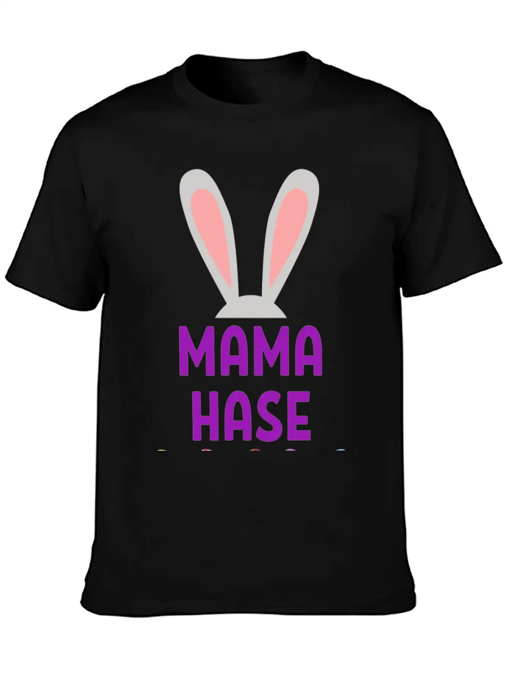 Mom Bunny Easter Spring Gift Easterbunny Unisex Short Sleeve Soft Cotton T-Shirt – Casual Everyday Wear