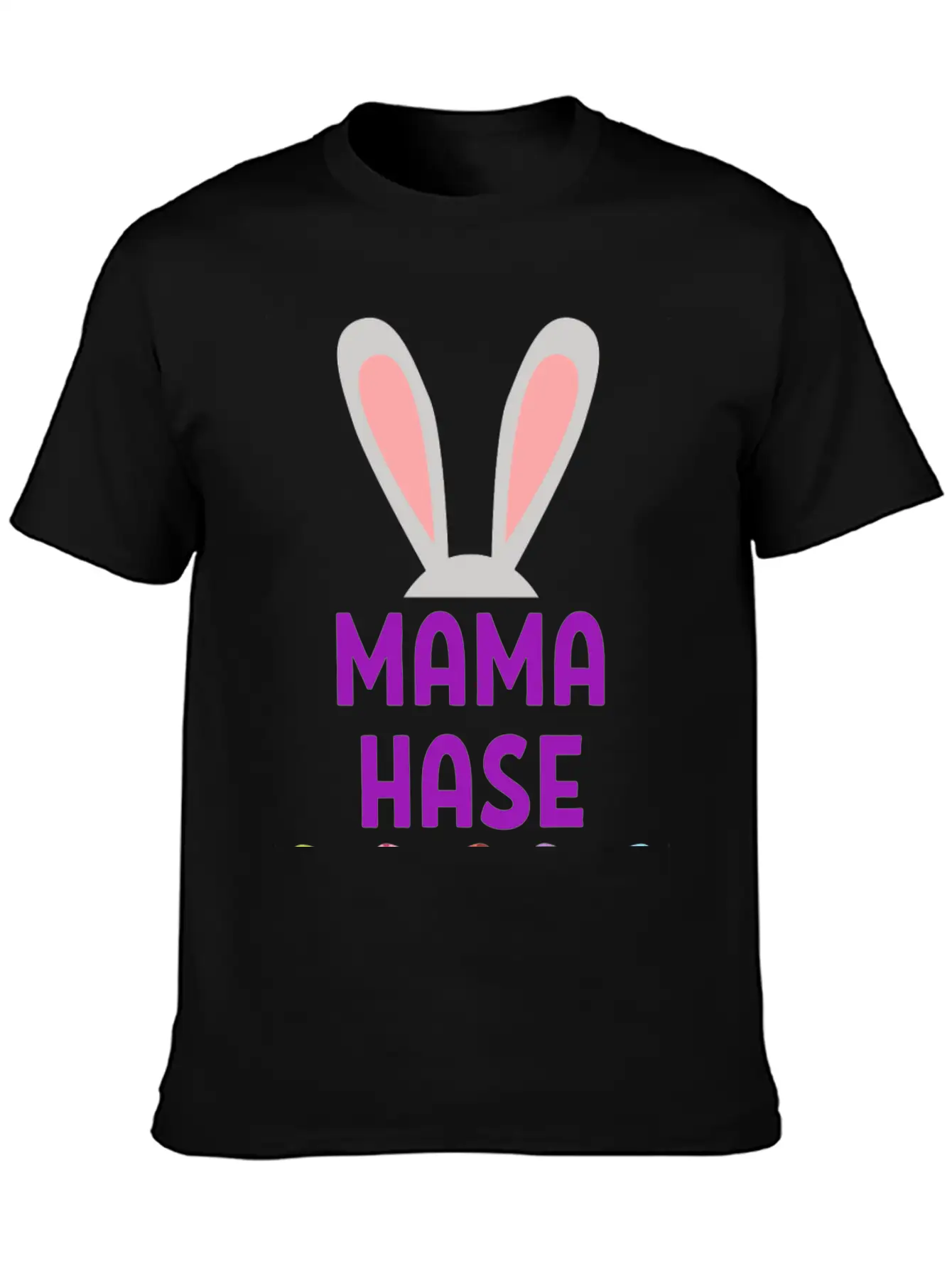 Mom Bunny Easter Spring Gift Easterbunny Unisex Short Sleeve Soft Cotton T-Shirt – Casual Everyday Wear