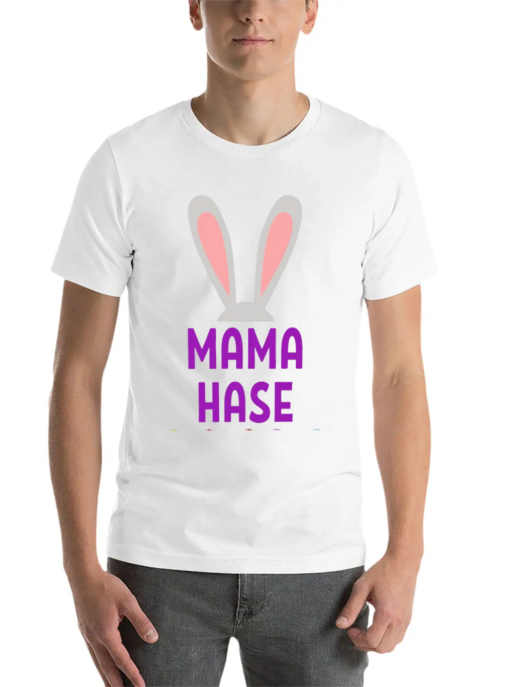 Mom Bunny Easter Spring Gift Easterbunny Unisex Short Sleeve Soft Cotton T-Shirt – Casual Everyday Wear