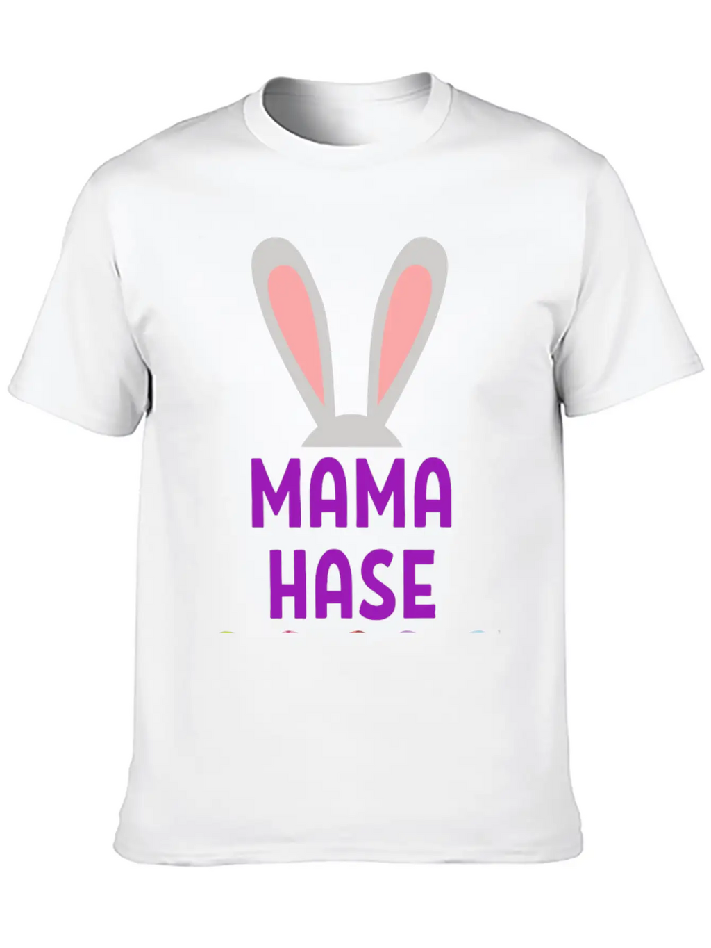 Mom Bunny Easter Spring Gift Easterbunny Unisex Short Sleeve Soft Cotton T-Shirt – Casual Everyday Wear