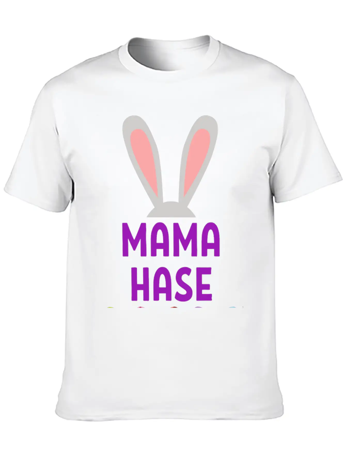 Mom Bunny Easter Spring Gift Easterbunny Unisex Short Sleeve Soft Cotton T-Shirt – Casual Everyday Wear