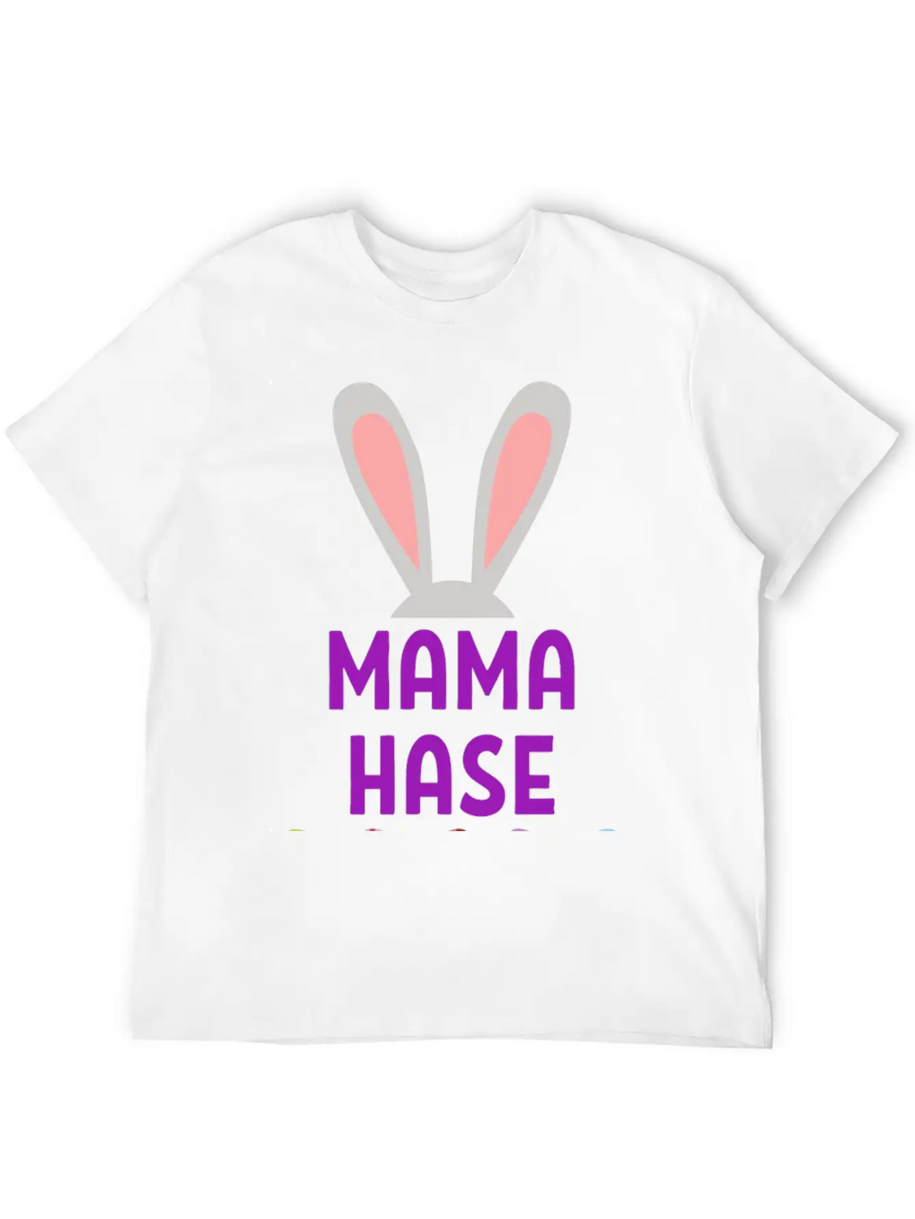 Mom Bunny Easter Spring Gift Easterbunny Unisex Short Sleeve Soft Cotton T-Shirt – Casual Everyday Wear