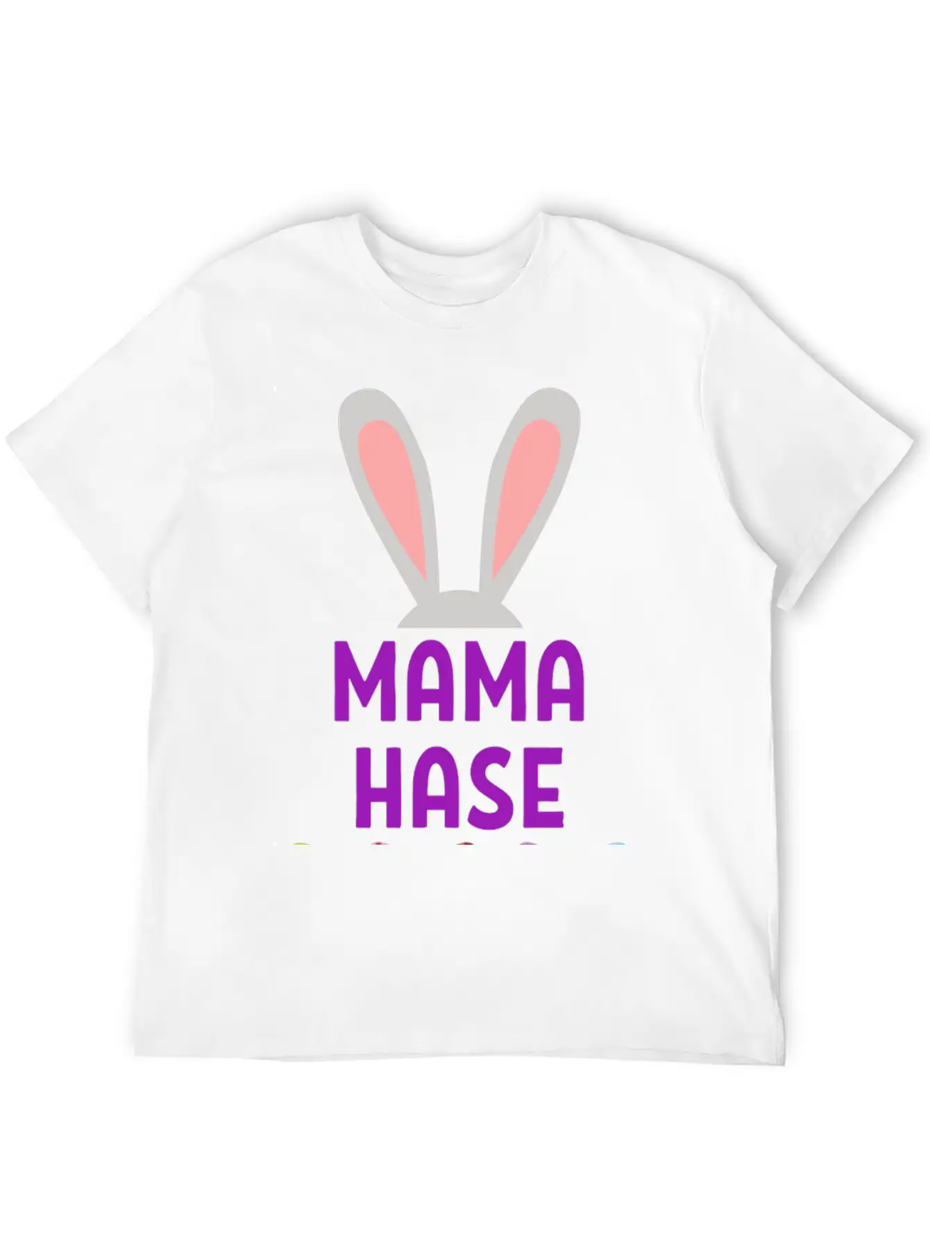 Mom Bunny Easter Spring Gift Easterbunny Unisex Short Sleeve Soft Cotton T-Shirt – Casual Everyday Wear