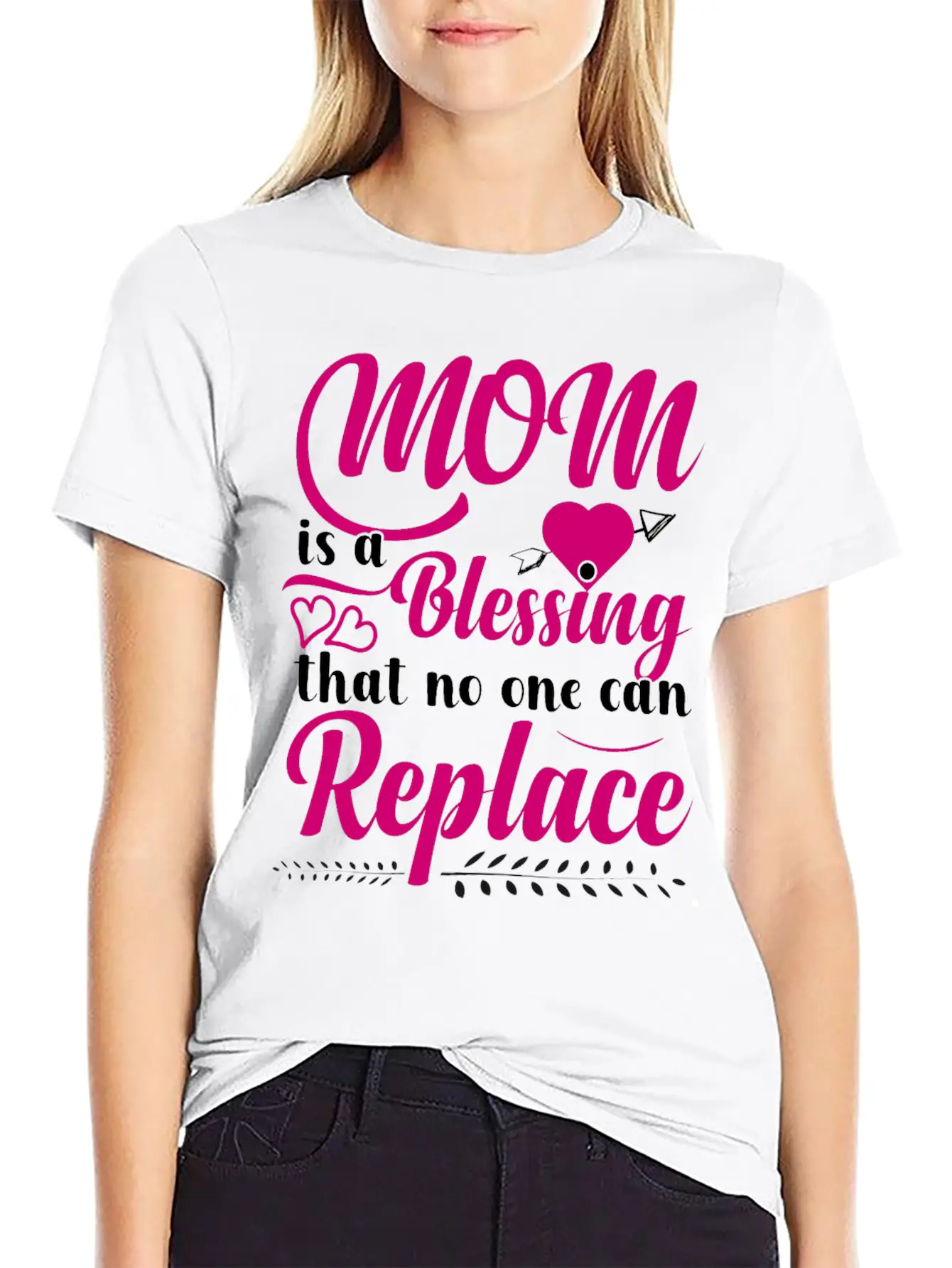 Mom Is A Blessing - Mother Day Unisex Casual T-Shirt – Clean Design For Daily Comfort