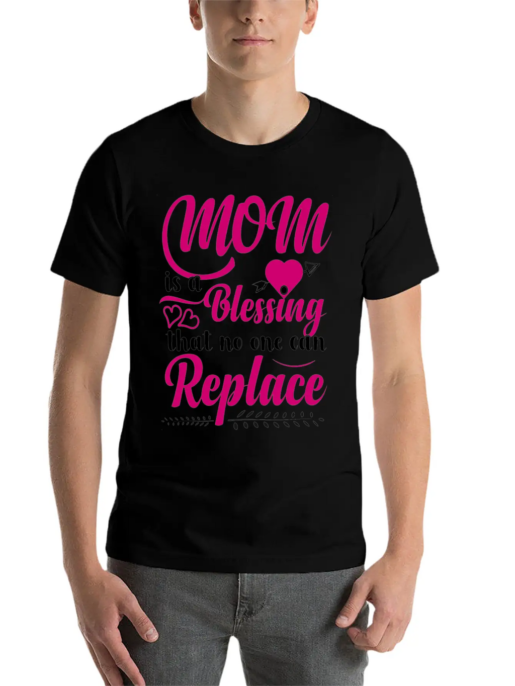 Mom Is A Blessing - Mother Day Unisex Casual T-Shirt – Clean Design For Daily Comfort