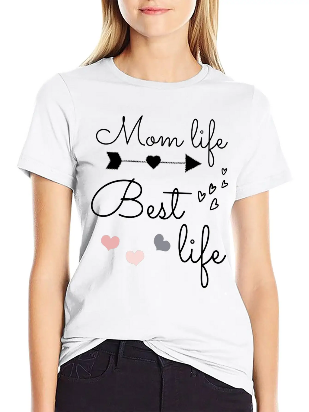 Mom Life Best Life Unisex Casual T-Shirt – Clean Design For Daily Comfort