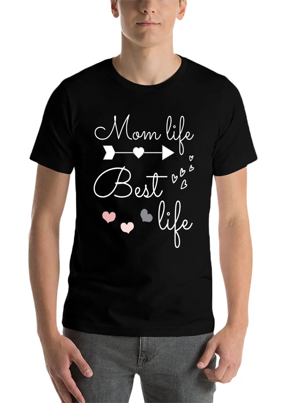 Mom Life Best Life Unisex Casual T-Shirt – Clean Design For Daily Comfort