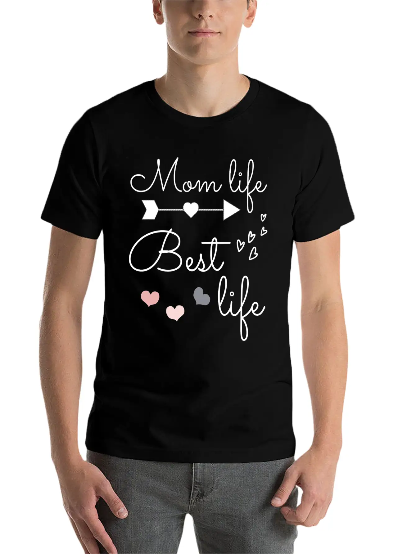 Mom Life Best Life Unisex Casual T-Shirt – Clean Design For Daily Comfort