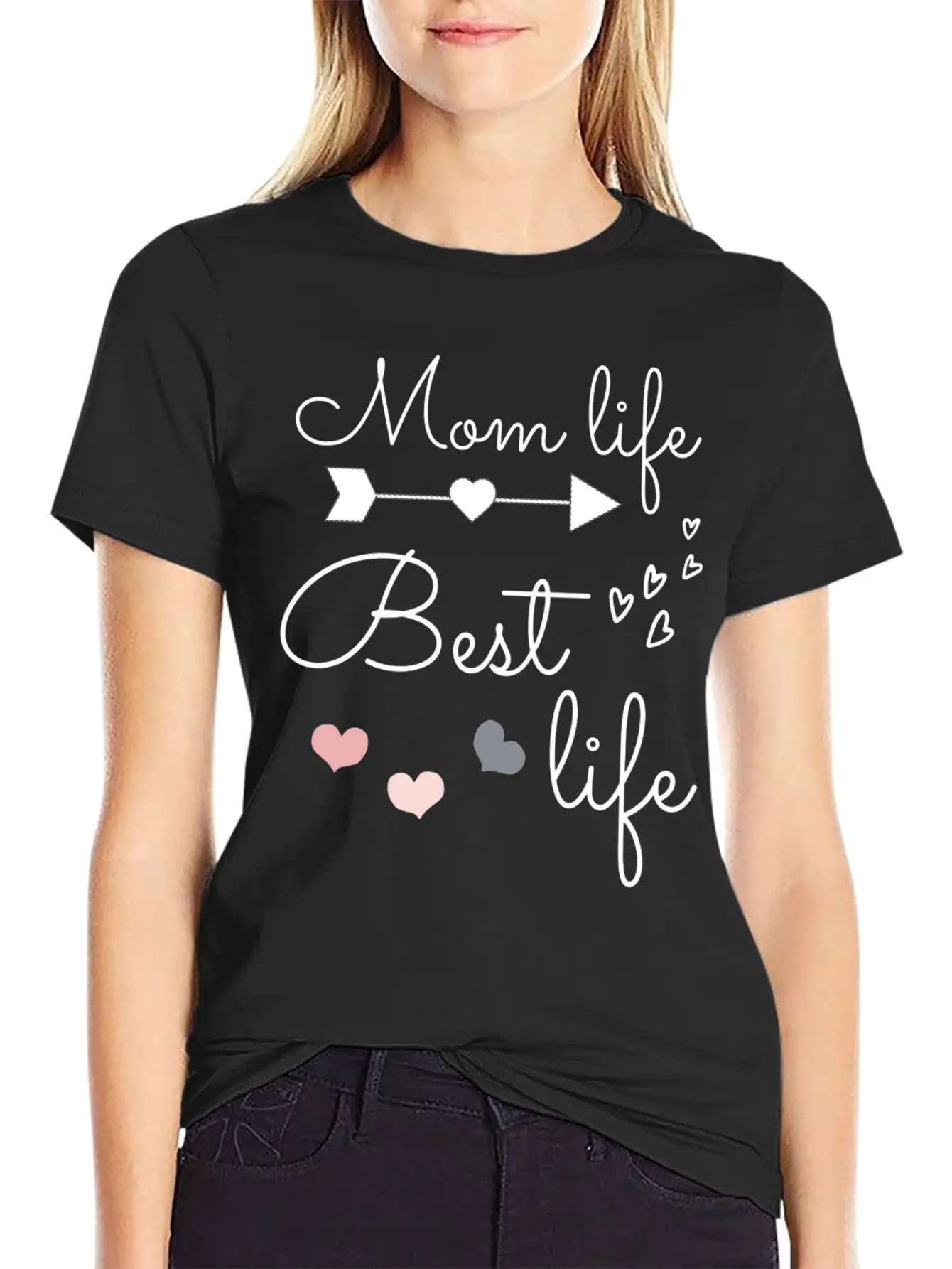 Mom Life Best Life Unisex Casual T-Shirt – Clean Design For Daily Comfort