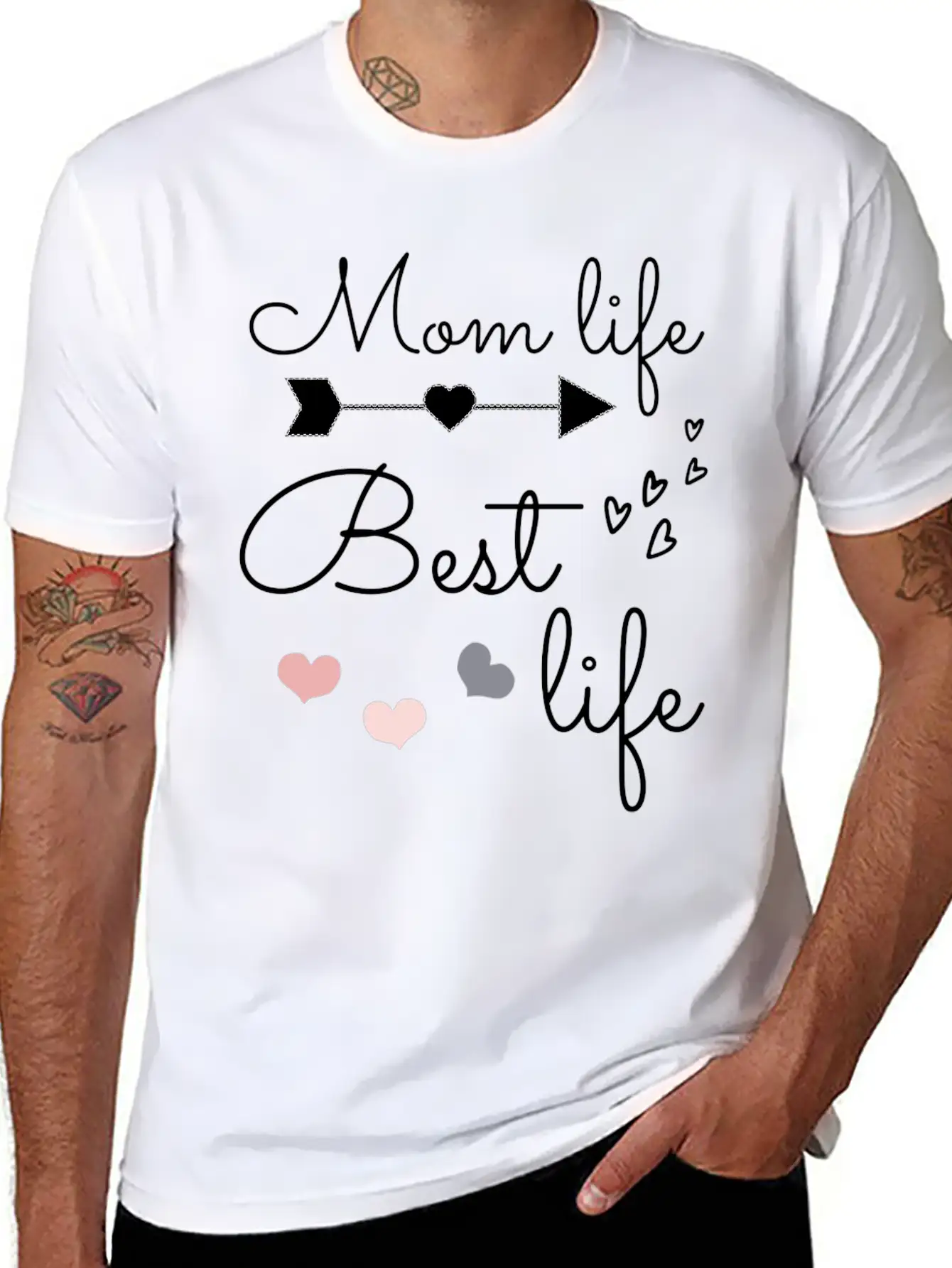 Mom Life Best Life Unisex Casual T-Shirt – Clean Design For Daily Comfort