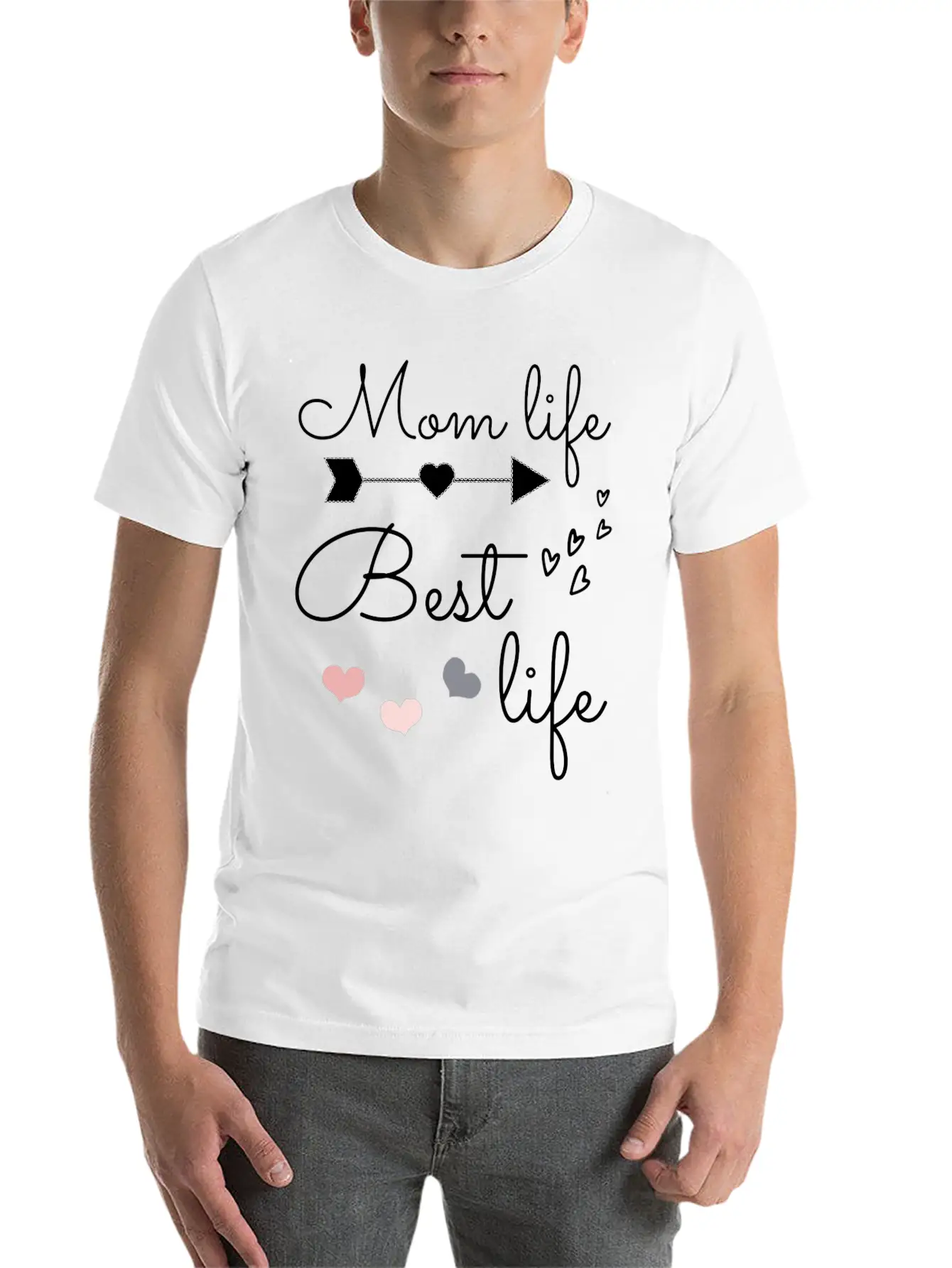 Mom Life Best Life Unisex Casual T-Shirt – Clean Design For Daily Comfort
