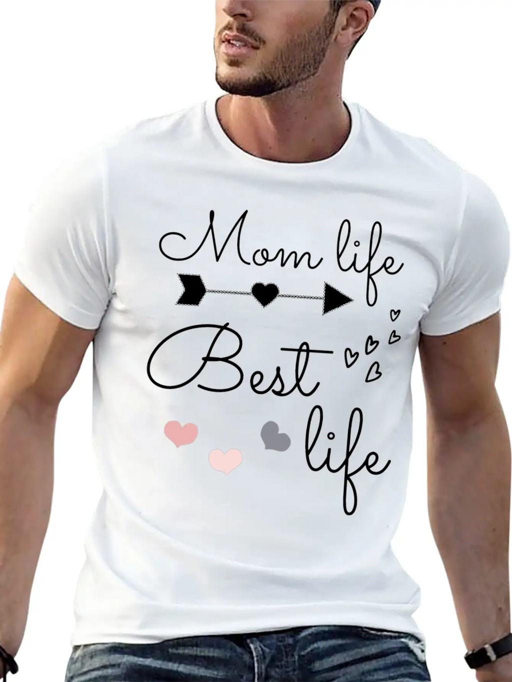 Mom Life Best Life Unisex Casual T-Shirt – Clean Design For Daily Comfort
