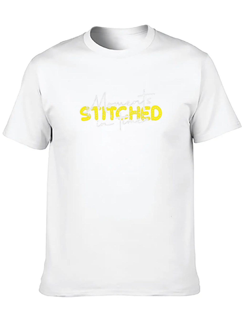 Moments Stitched In Time - Memory Unisex Short Sleeve Soft Cotton T-Shirt – Casual Everyday Wear