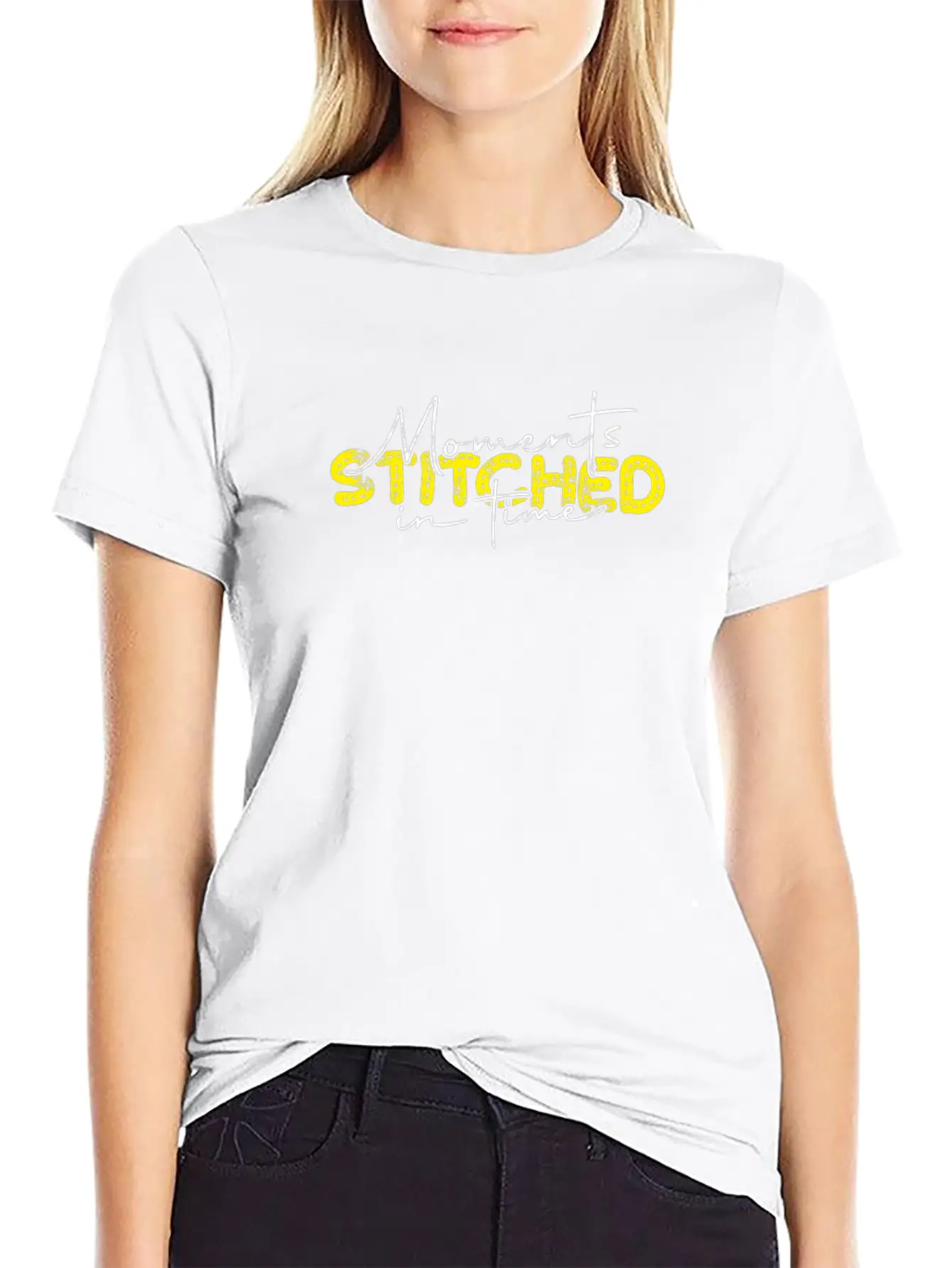Moments Stitched In Time - Memory Unisex Short Sleeve Soft Cotton T-Shirt – Casual Everyday Wear