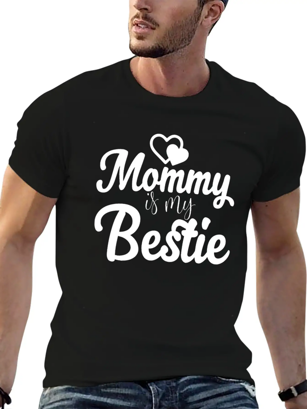 Mommy Is My Bestie Unisex Casual T-Shirt – Clean Design For Daily Comfort