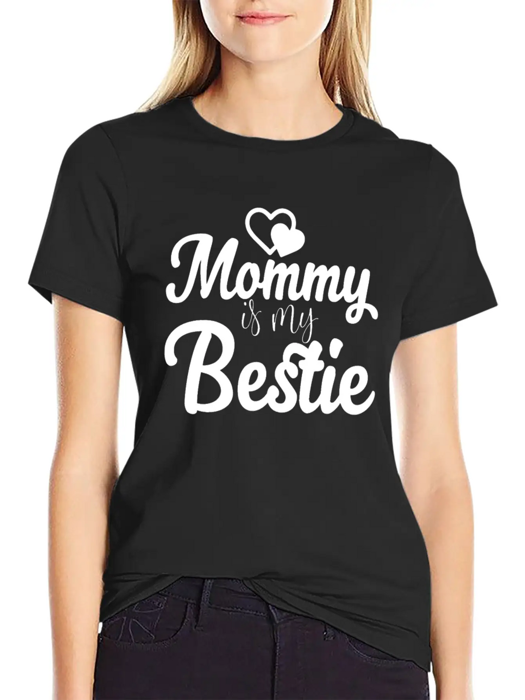 Mommy Is My Bestie Unisex Casual T-Shirt – Clean Design For Daily Comfort