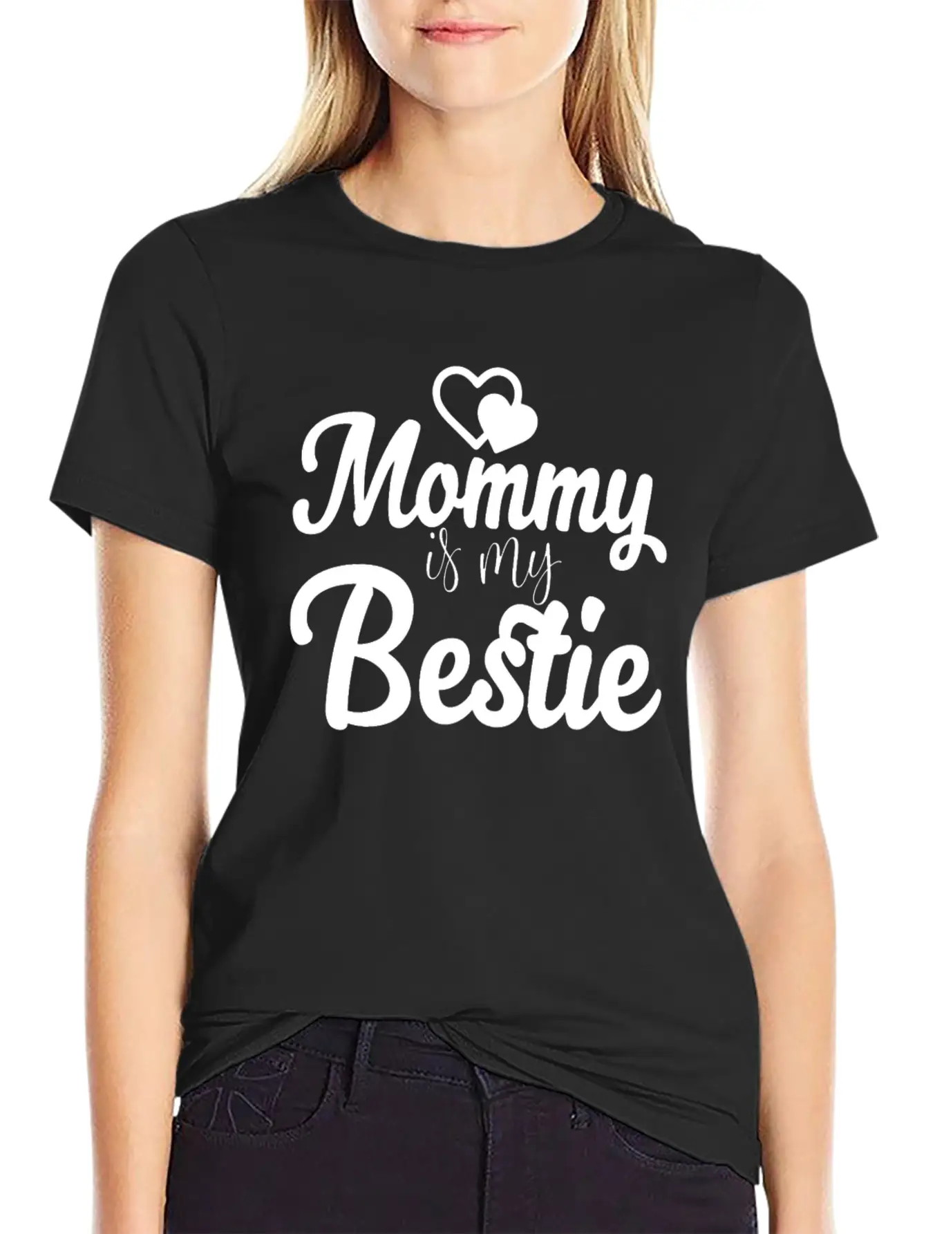 Mommy Is My Bestie Unisex Casual T-Shirt – Clean Design For Daily Comfort