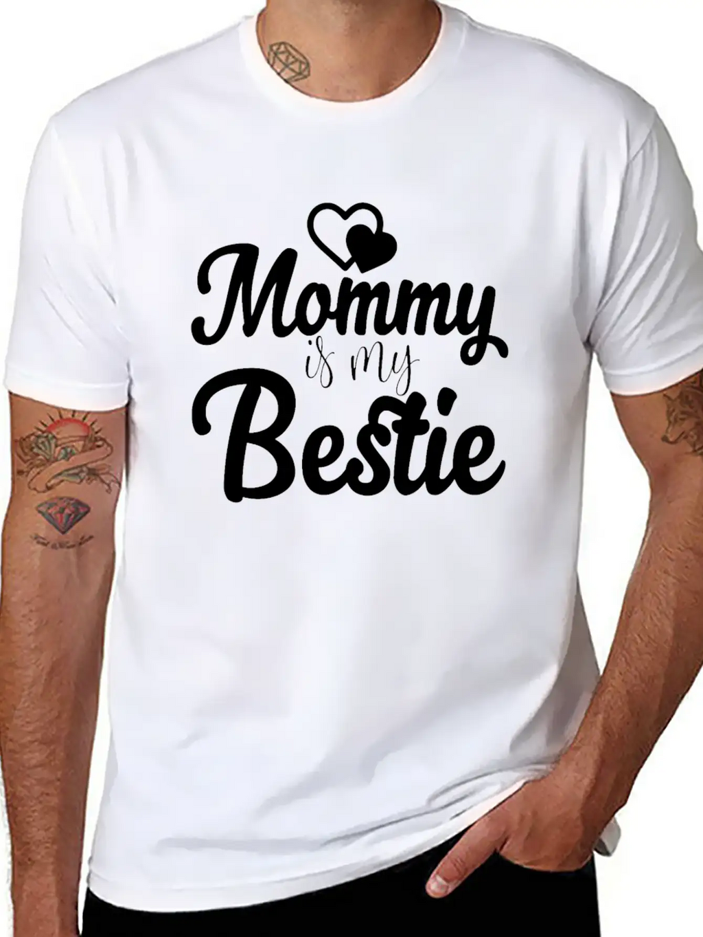 Mommy Is My Bestie Unisex Casual T-Shirt – Clean Design For Daily Comfort