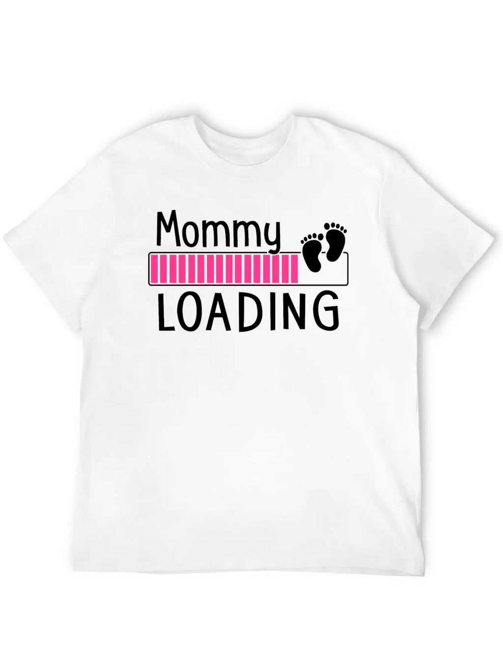 Mommy Loading Breathable Soft Cotton T-Shirt – Timeless Casual Look