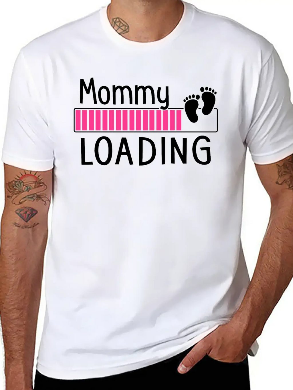 Mommy Loading Breathable Soft Cotton T-Shirt – Timeless Casual Look