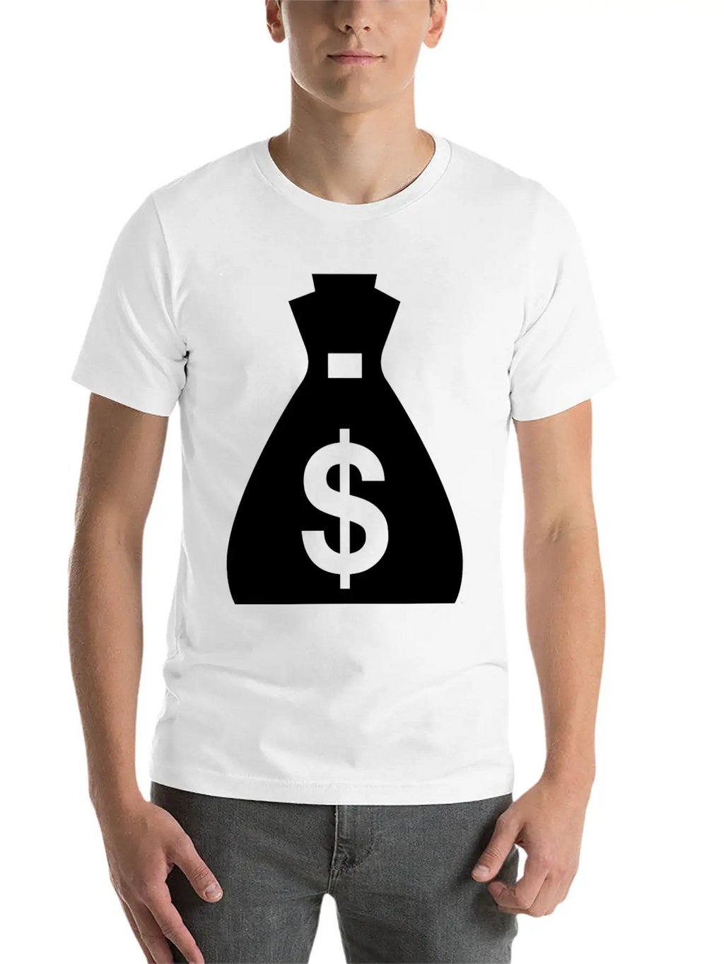 Money Bag Unisex Short Sleeve Soft Cotton T-Shirt – Casual Everyday Wear
