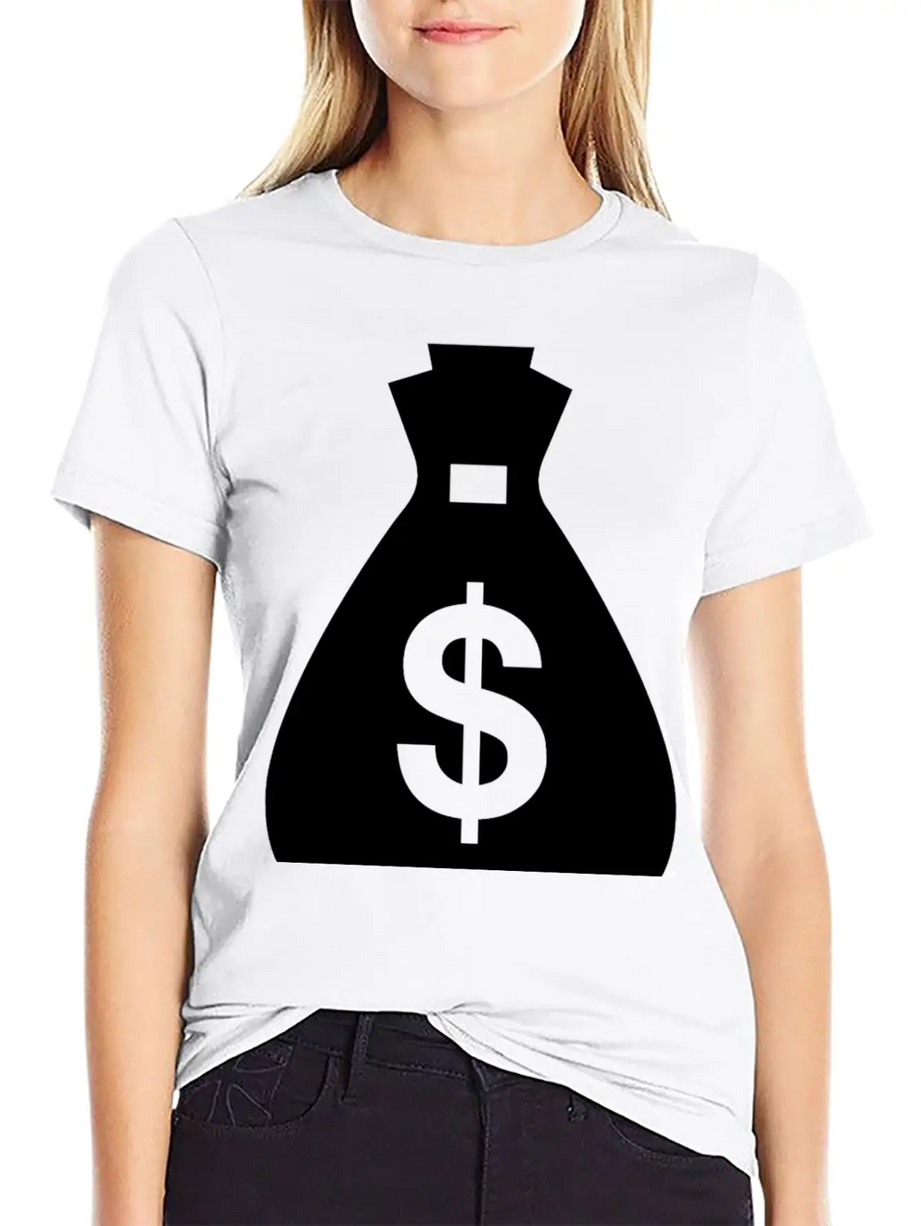 Money Bag Unisex Short Sleeve Soft Cotton T-Shirt – Casual Everyday Wear