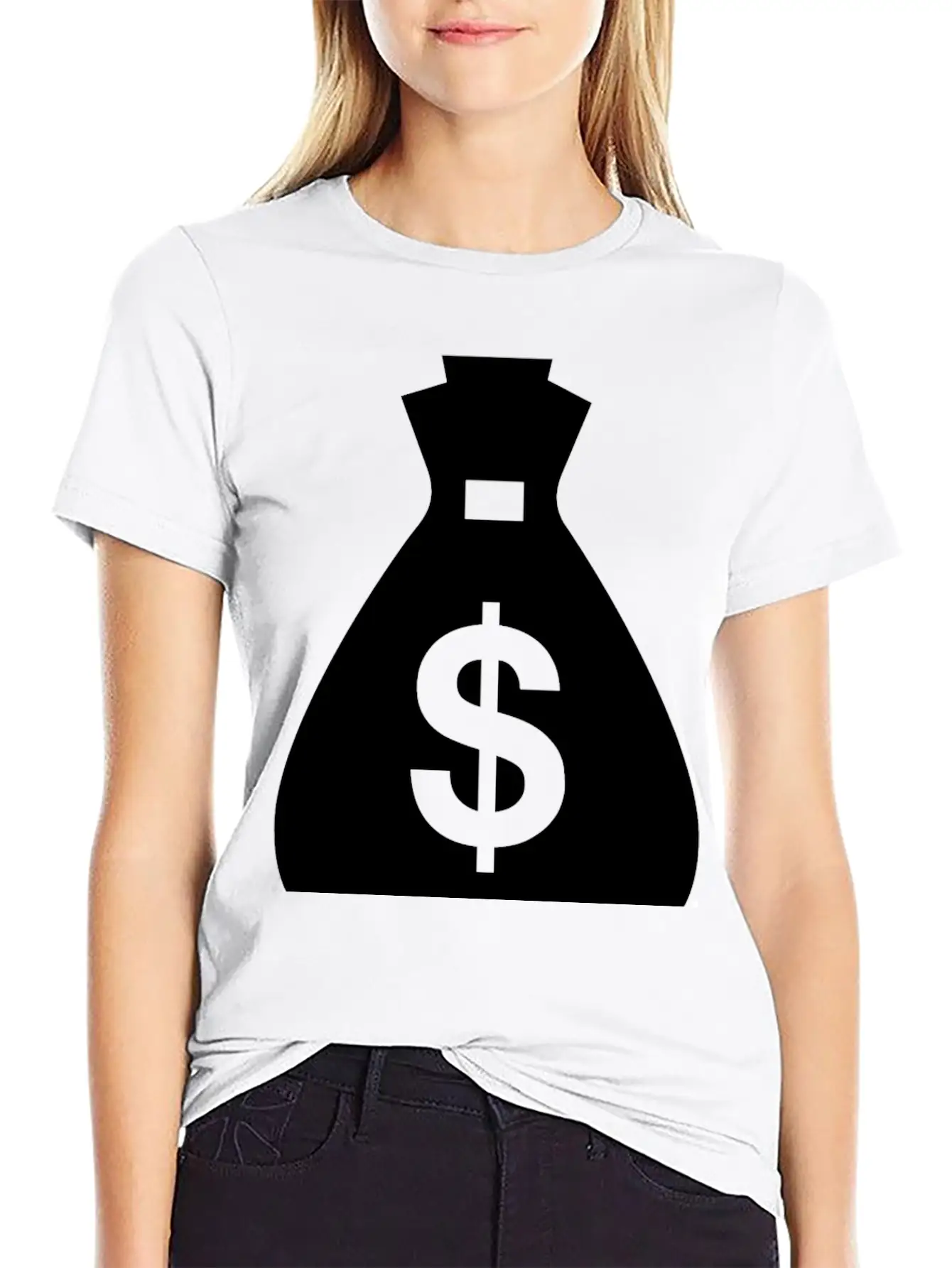 Money Bag Unisex Short Sleeve Soft Cotton T-Shirt – Casual Everyday Wear