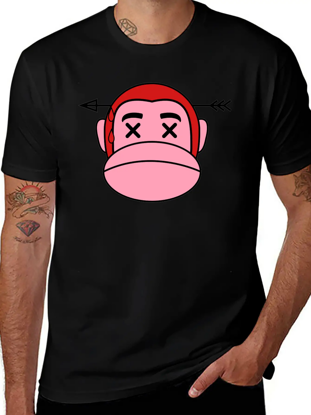 Monkey Dead Ape Unisex Casual T-Shirt – Clean Design For Daily Comfort