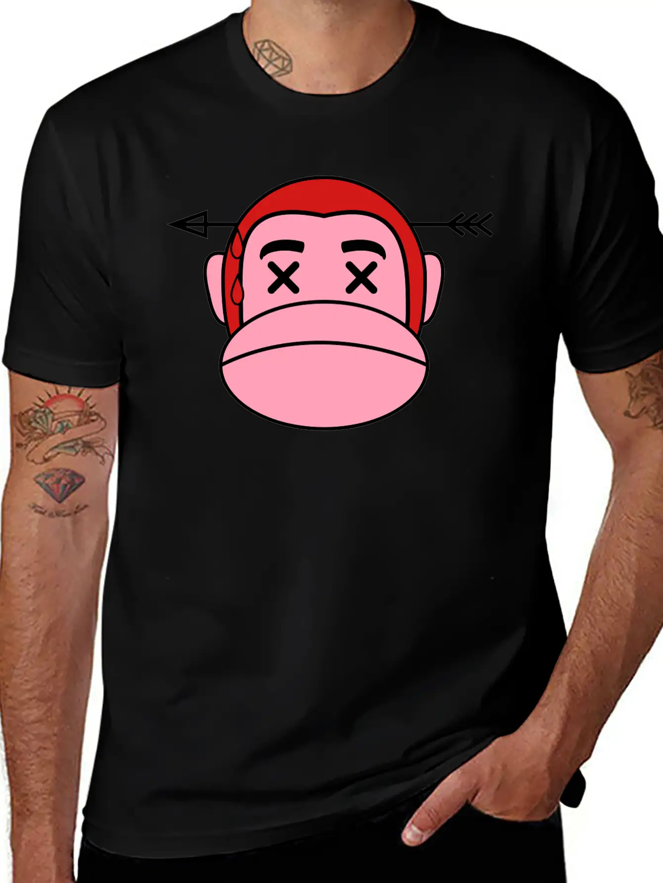 Monkey Dead Ape Unisex Casual T-Shirt – Clean Design For Daily Comfort