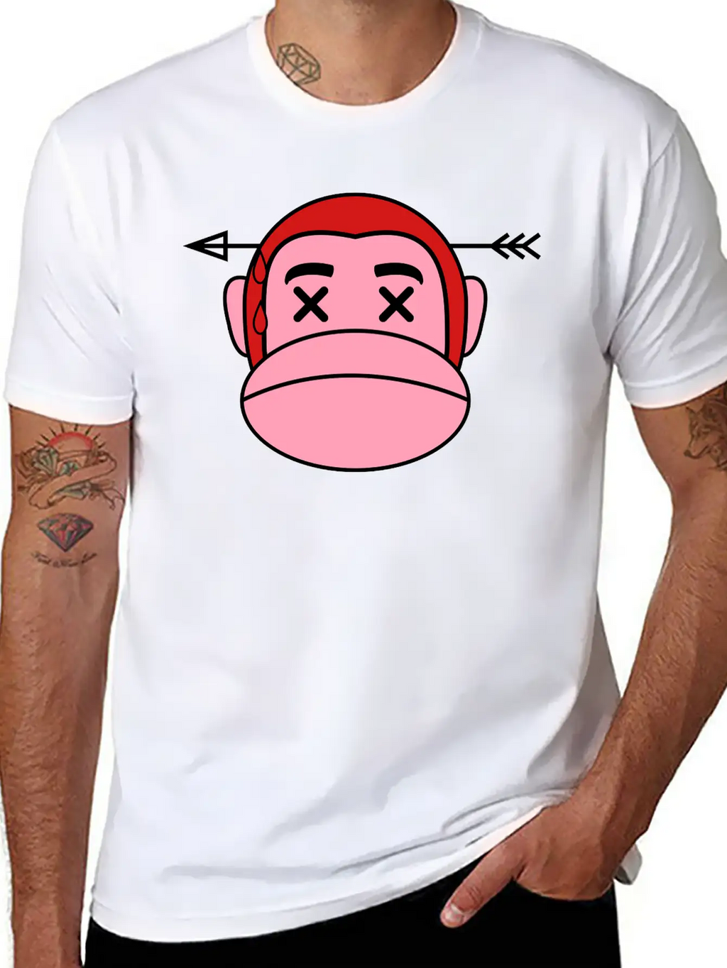 Monkey Dead Ape Unisex Casual T-Shirt – Clean Design For Daily Comfort
