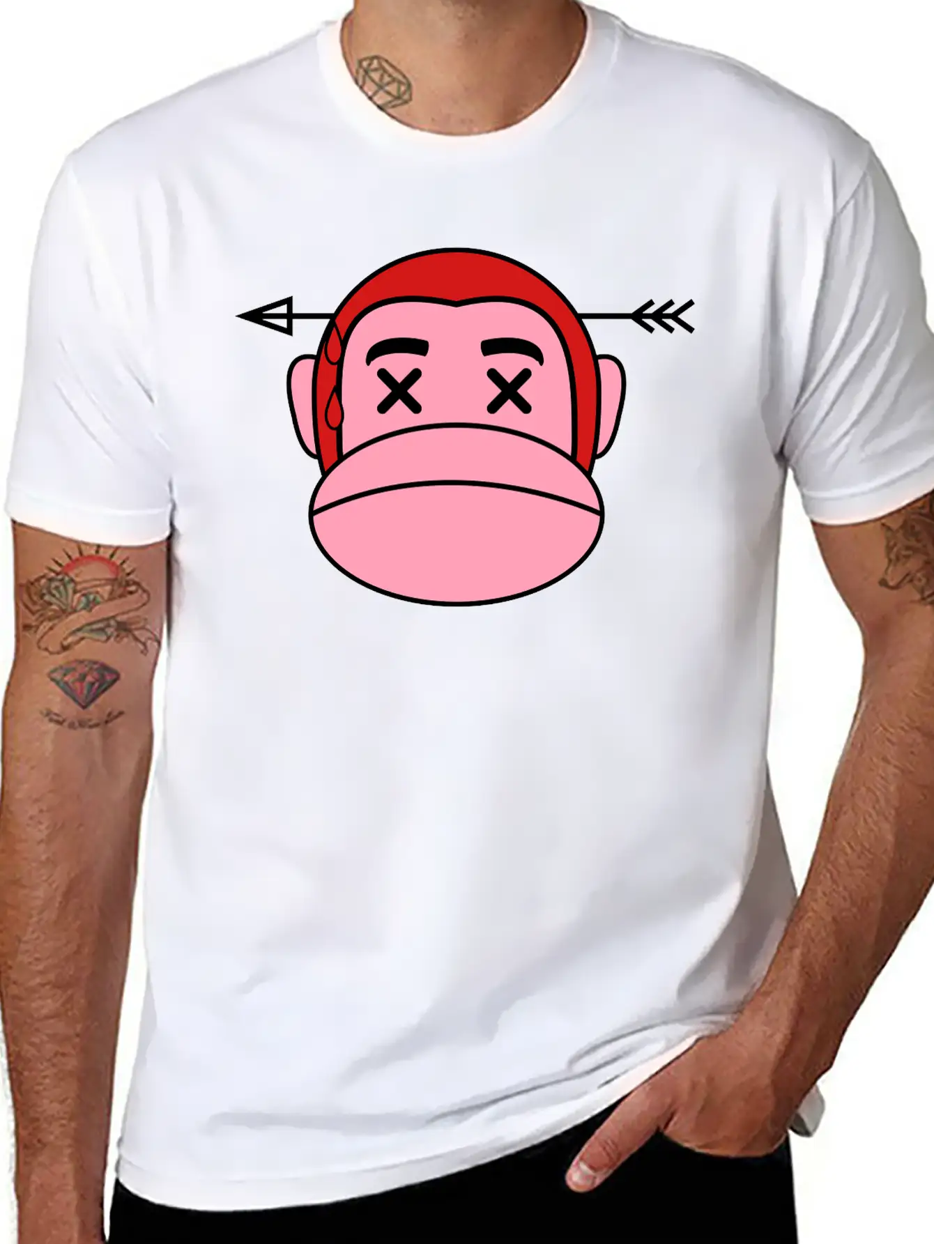 Monkey Dead Ape Unisex Casual T-Shirt – Clean Design For Daily Comfort