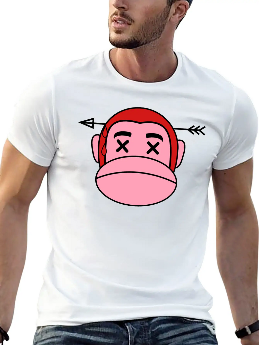 Monkey Dead Ape Unisex Casual T-Shirt – Clean Design For Daily Comfort