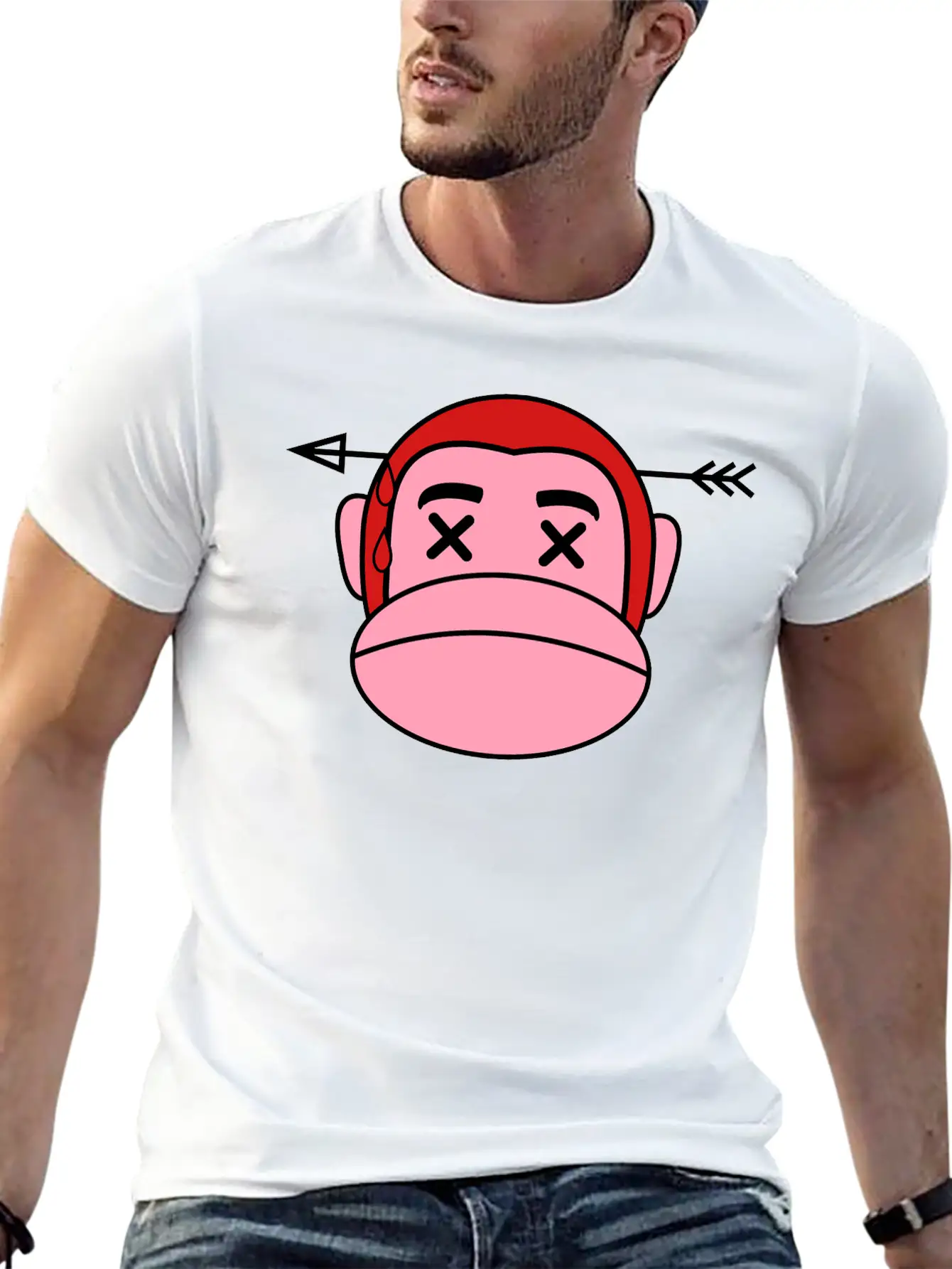 Monkey Dead Ape Unisex Casual T-Shirt – Clean Design For Daily Comfort
