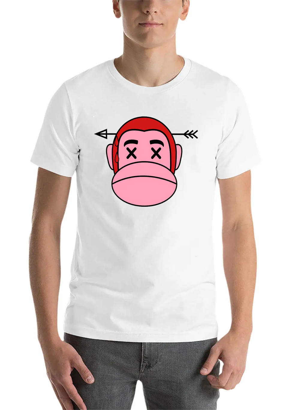 Monkey Dead Ape Unisex Casual T-Shirt – Clean Design For Daily Comfort