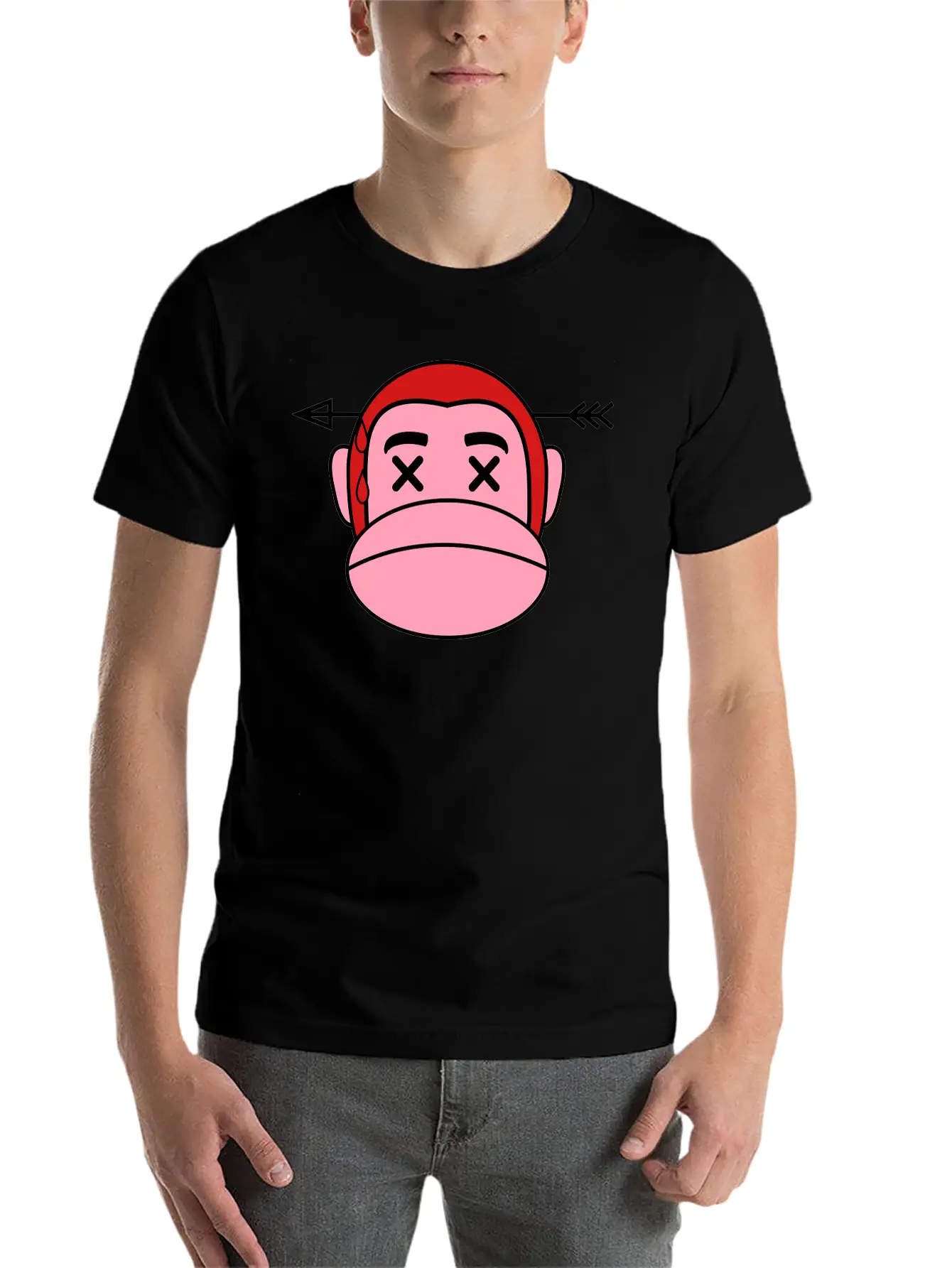 Monkey Dead Ape Unisex Casual T-Shirt – Clean Design For Daily Comfort