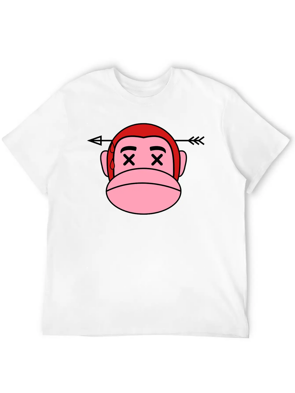 Monkey Dead Ape Unisex Casual T-Shirt – Clean Design For Daily Comfort