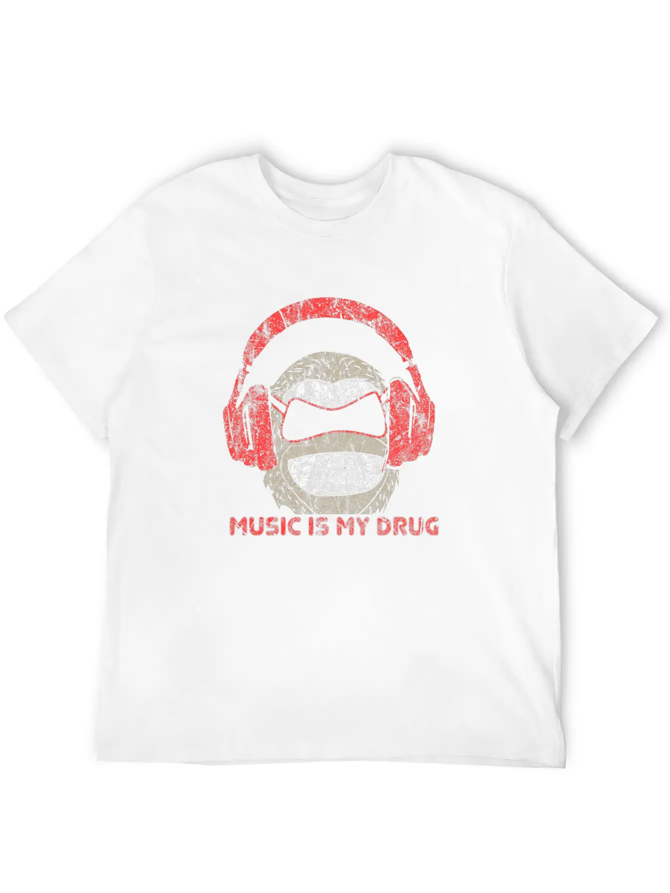 Monkey Music Unisex Casual T-Shirt – Clean Design For Daily Comfort