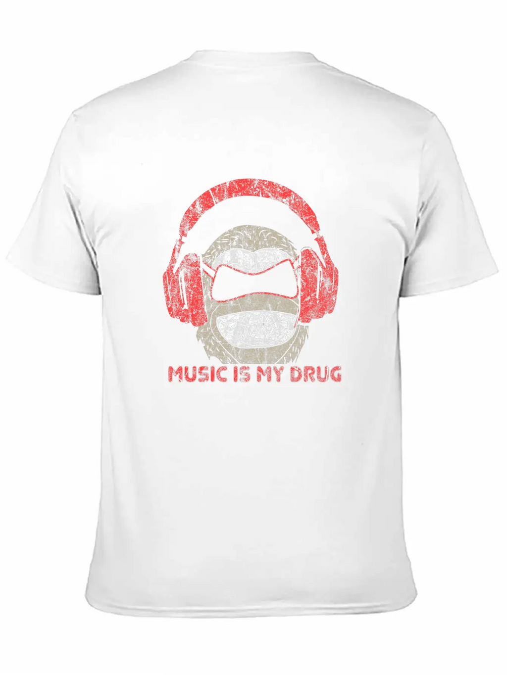 Monkey Music Unisex Casual T-Shirt – Clean Design For Daily Comfort
