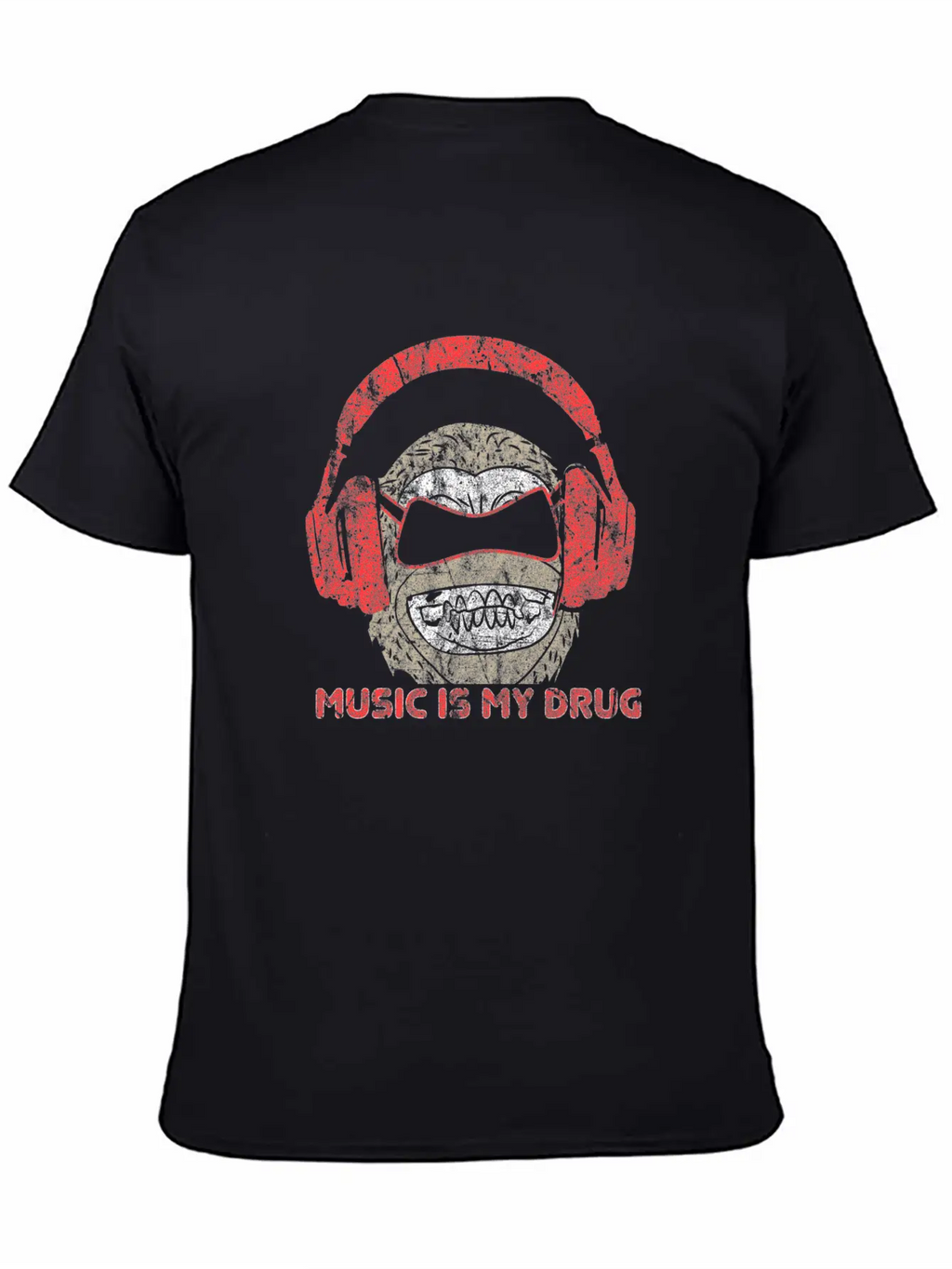 Monkey Music Unisex Casual T-Shirt – Clean Design For Daily Comfort