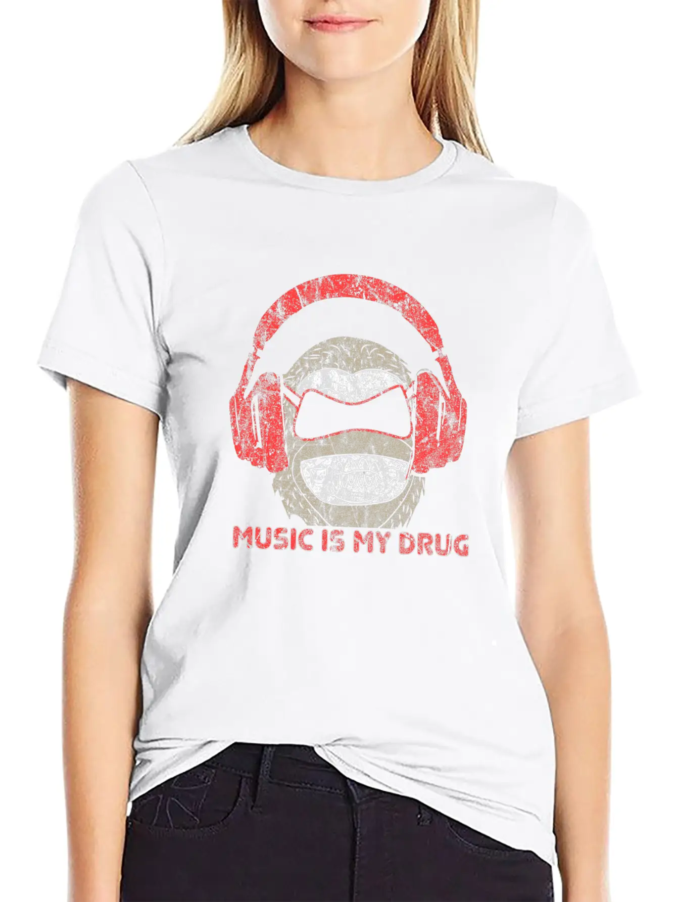 Monkey Music Unisex Casual T-Shirt – Clean Design For Daily Comfort