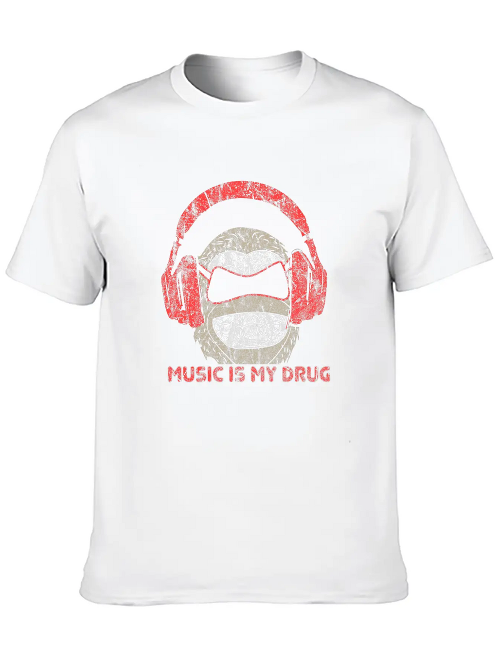 Monkey Music Unisex Casual T-Shirt – Clean Design For Daily Comfort