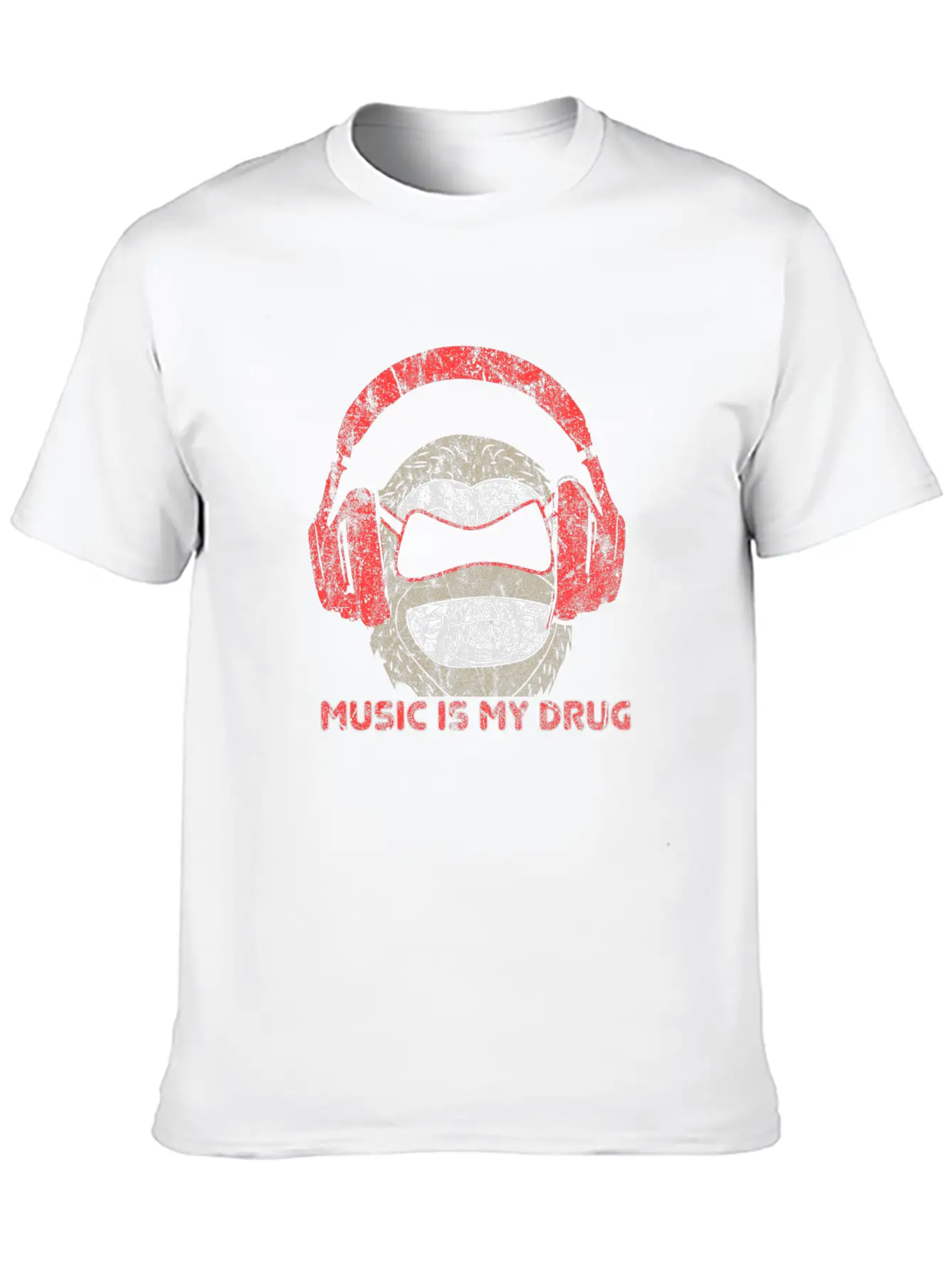 Monkey Music Unisex Casual T-Shirt – Clean Design For Daily Comfort