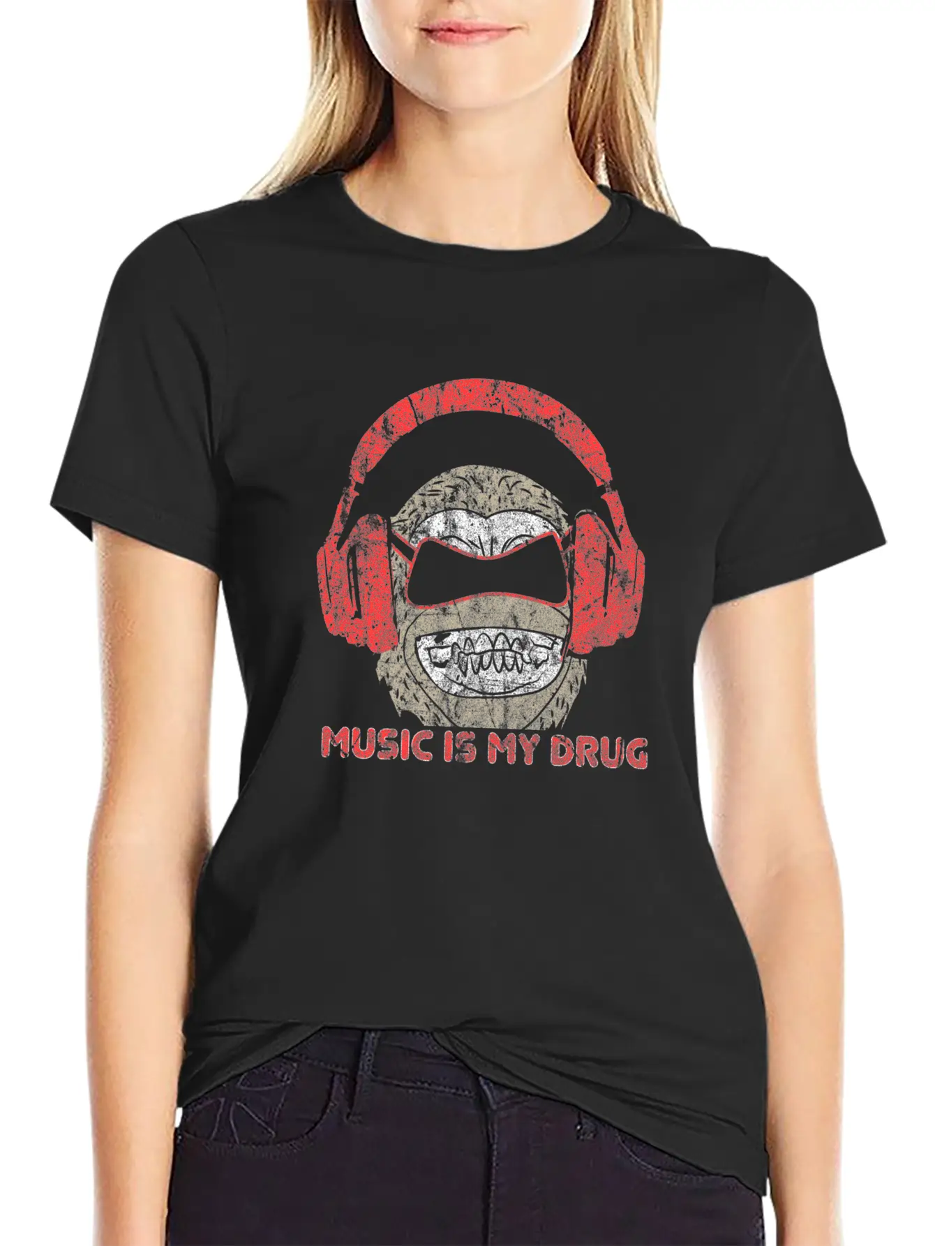 Monkey Music Unisex Casual T-Shirt – Clean Design For Daily Comfort