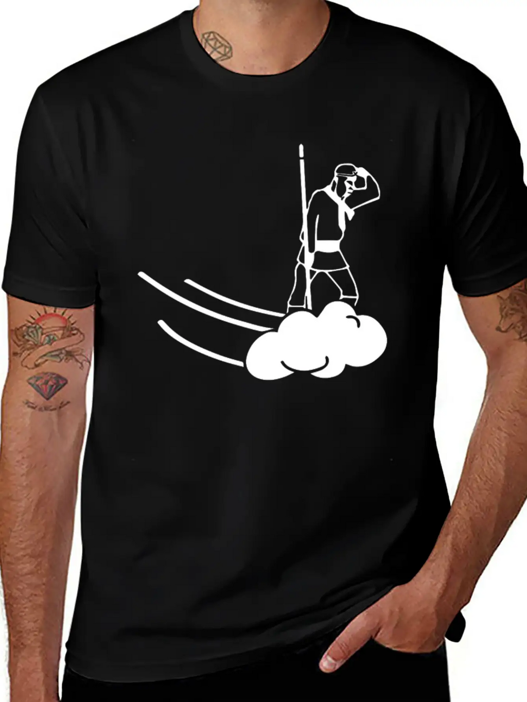 Monkey Pigsy Sandy Tripitaka Cloud Magic Unisex Casual T-Shirt – Clean Design For Daily Comfort