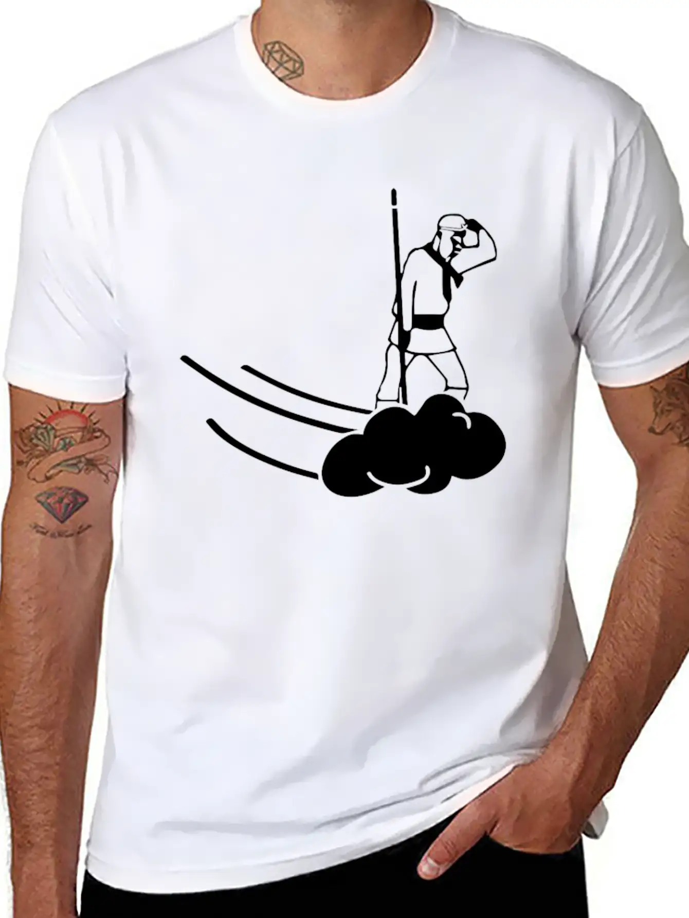 Monkey Pigsy Sandy Tripitaka Cloud Magic Unisex Casual T-Shirt – Clean Design For Daily Comfort