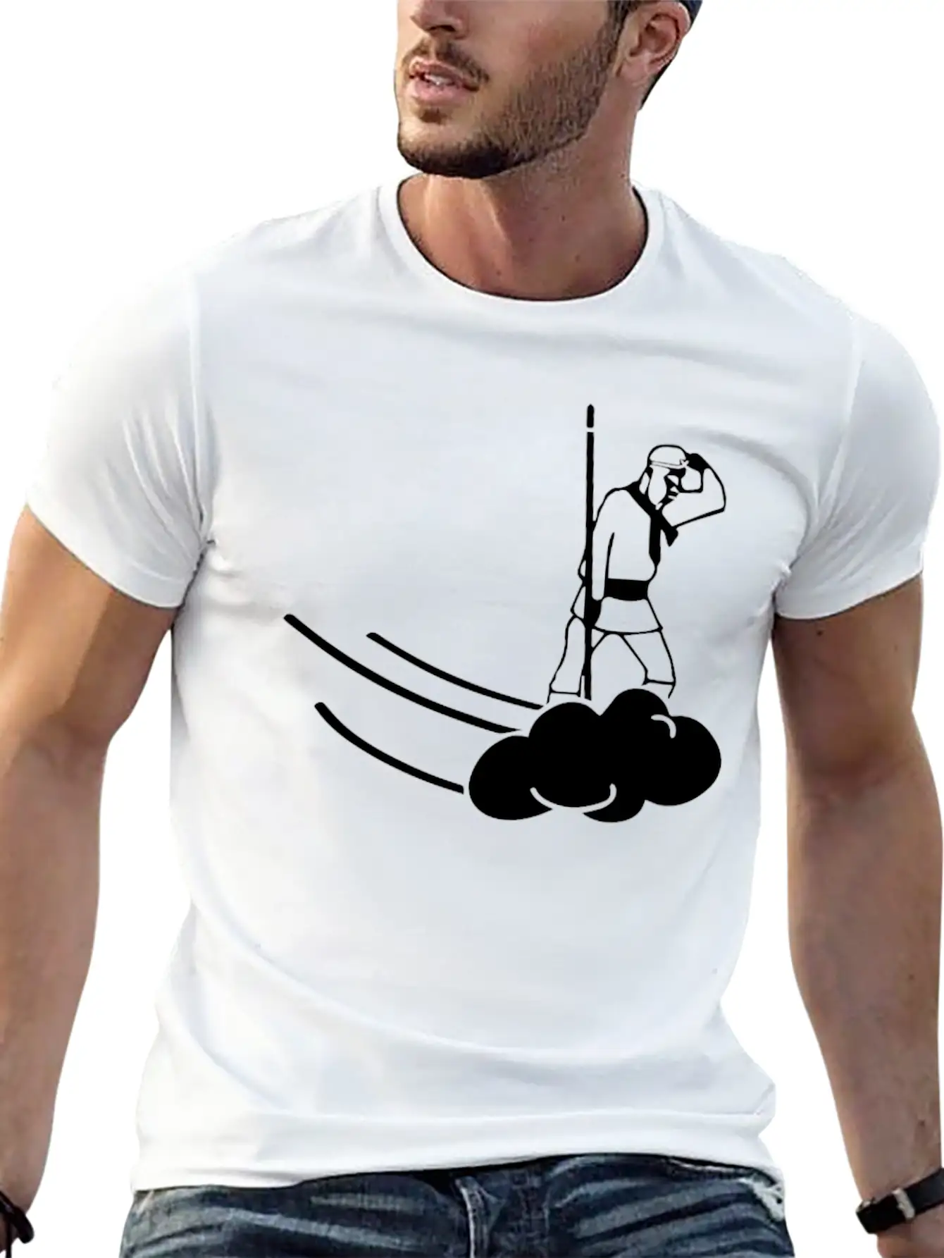 Monkey Pigsy Sandy Tripitaka Cloud Magic Unisex Casual T-Shirt – Clean Design For Daily Comfort