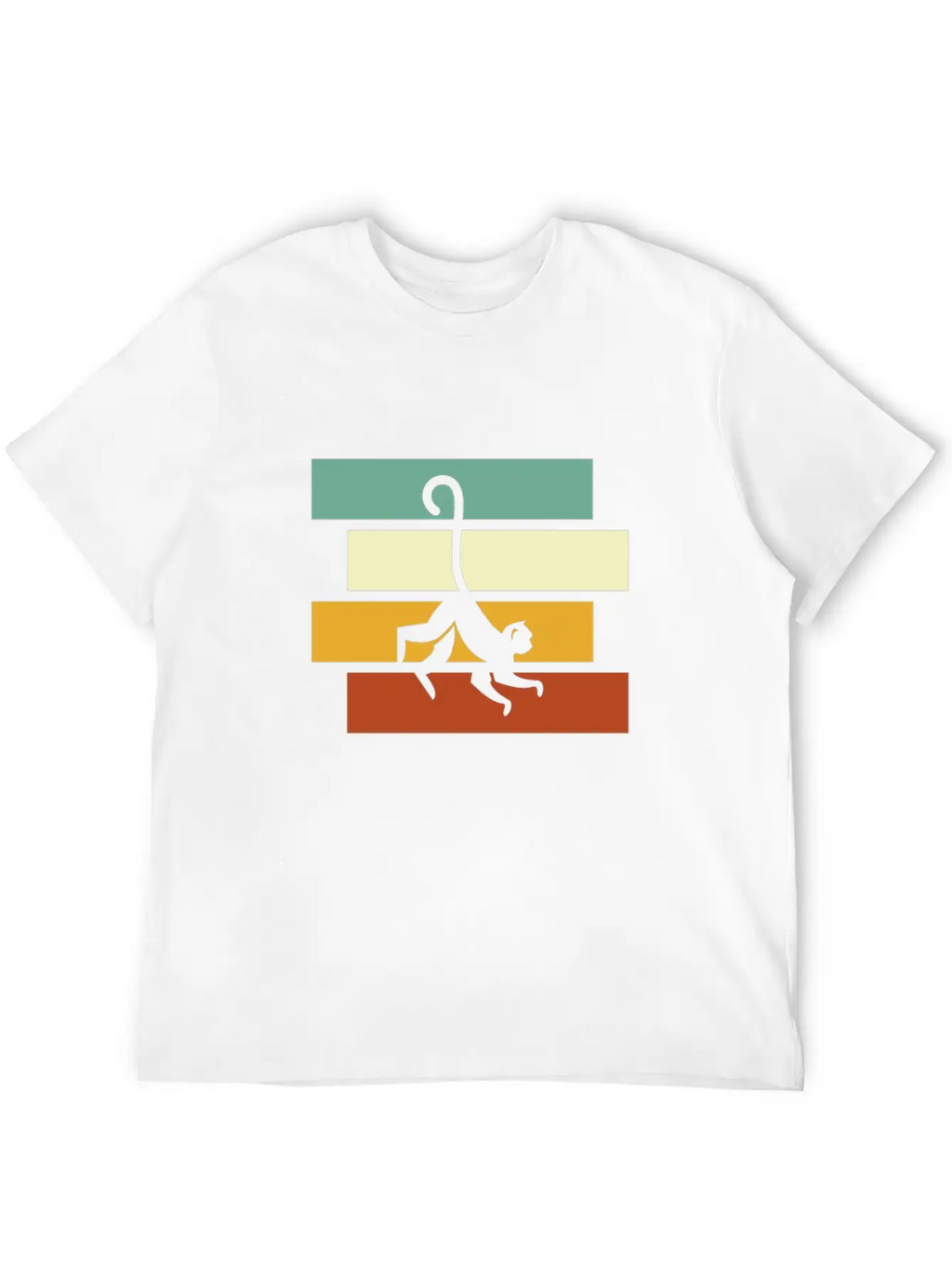 Monkey Retro Essential Cotton Tee For Daily Outfits – Unisex Style