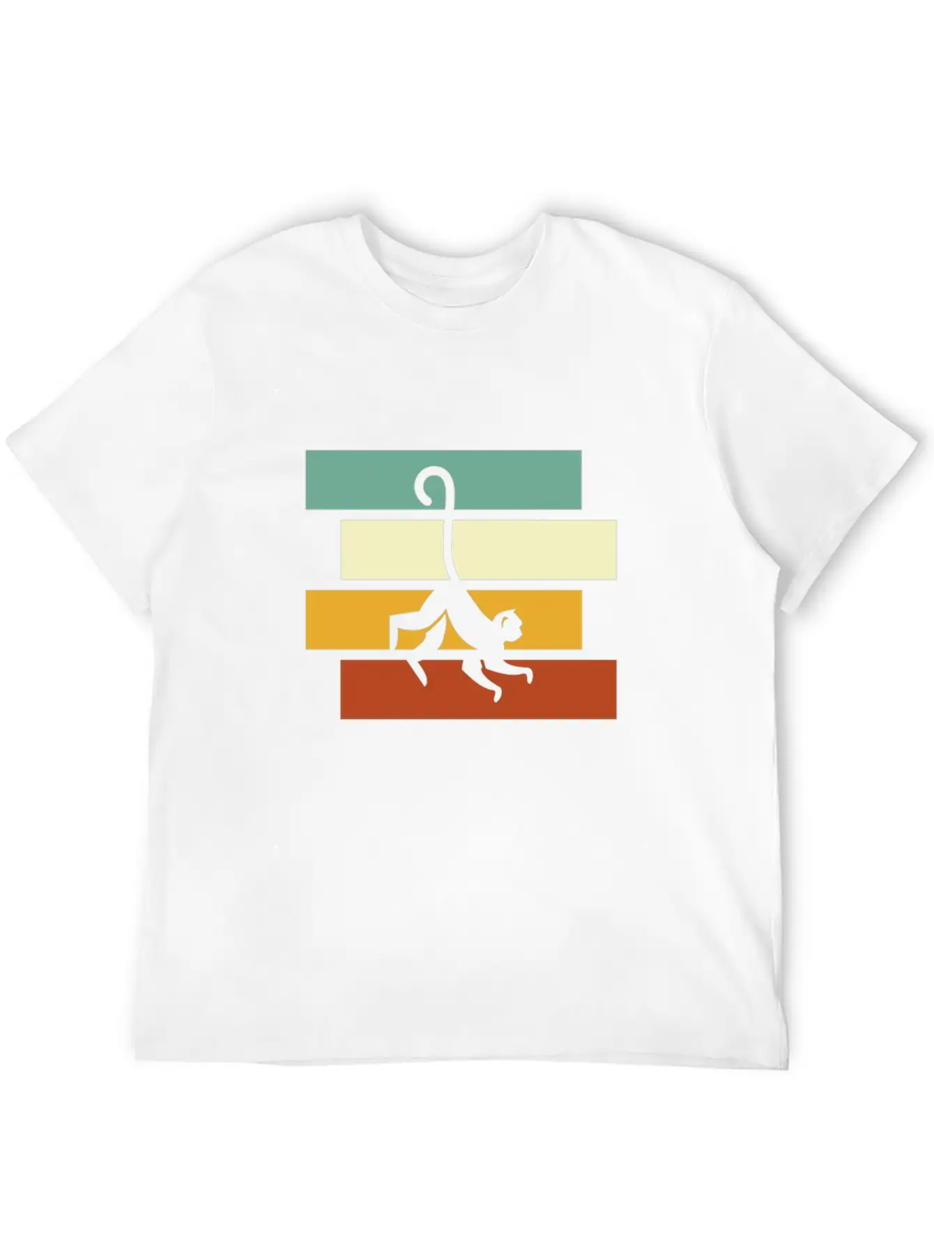 Monkey Retro Essential Cotton Tee For Daily Outfits – Unisex Style